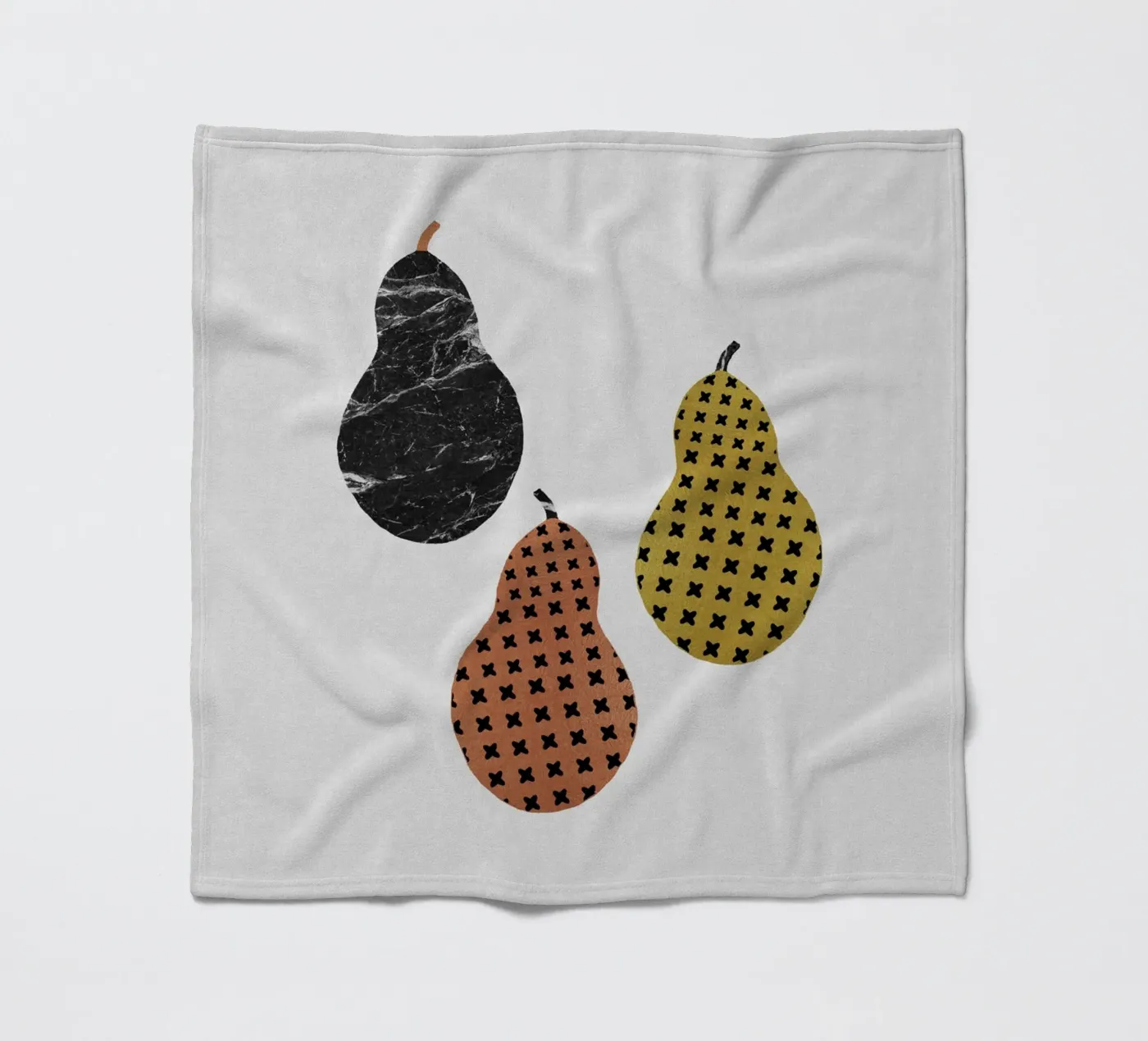 Scandi Pears fleecedeken van Orara Studio