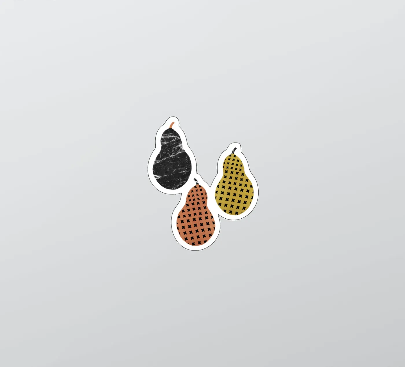 Scandi Pears sticker by Orara Studio