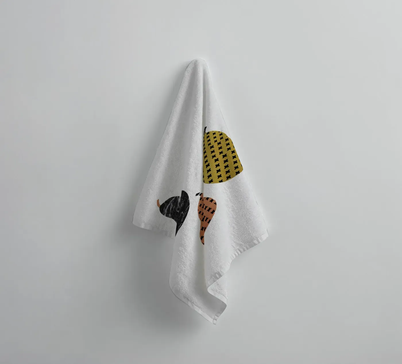 Scandi Pears towel by Orara Studio