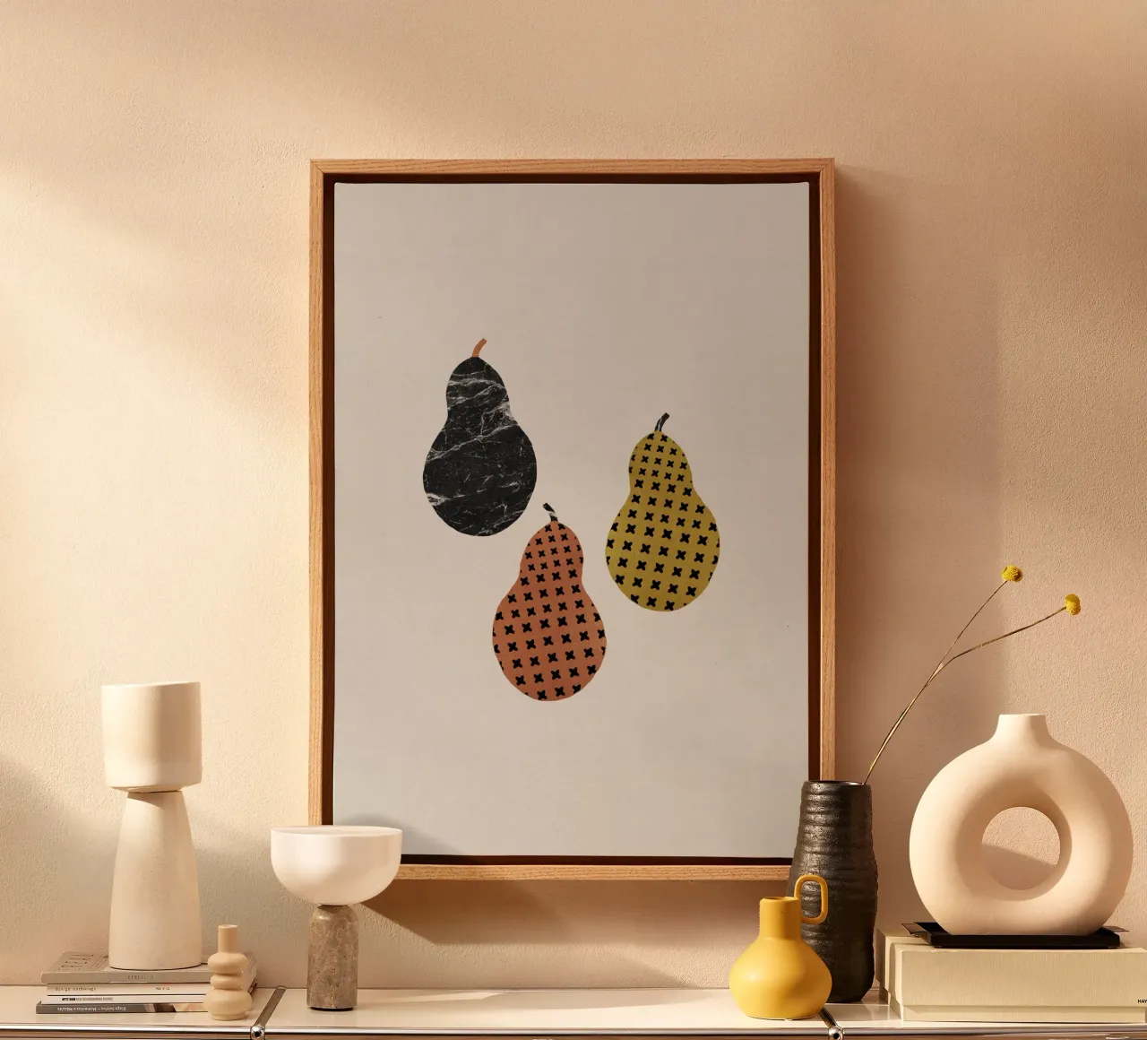 Scandi Pears tela da Orara Studio