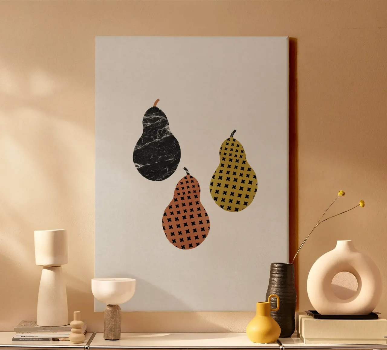 Scandi Pears tela da Orara Studio