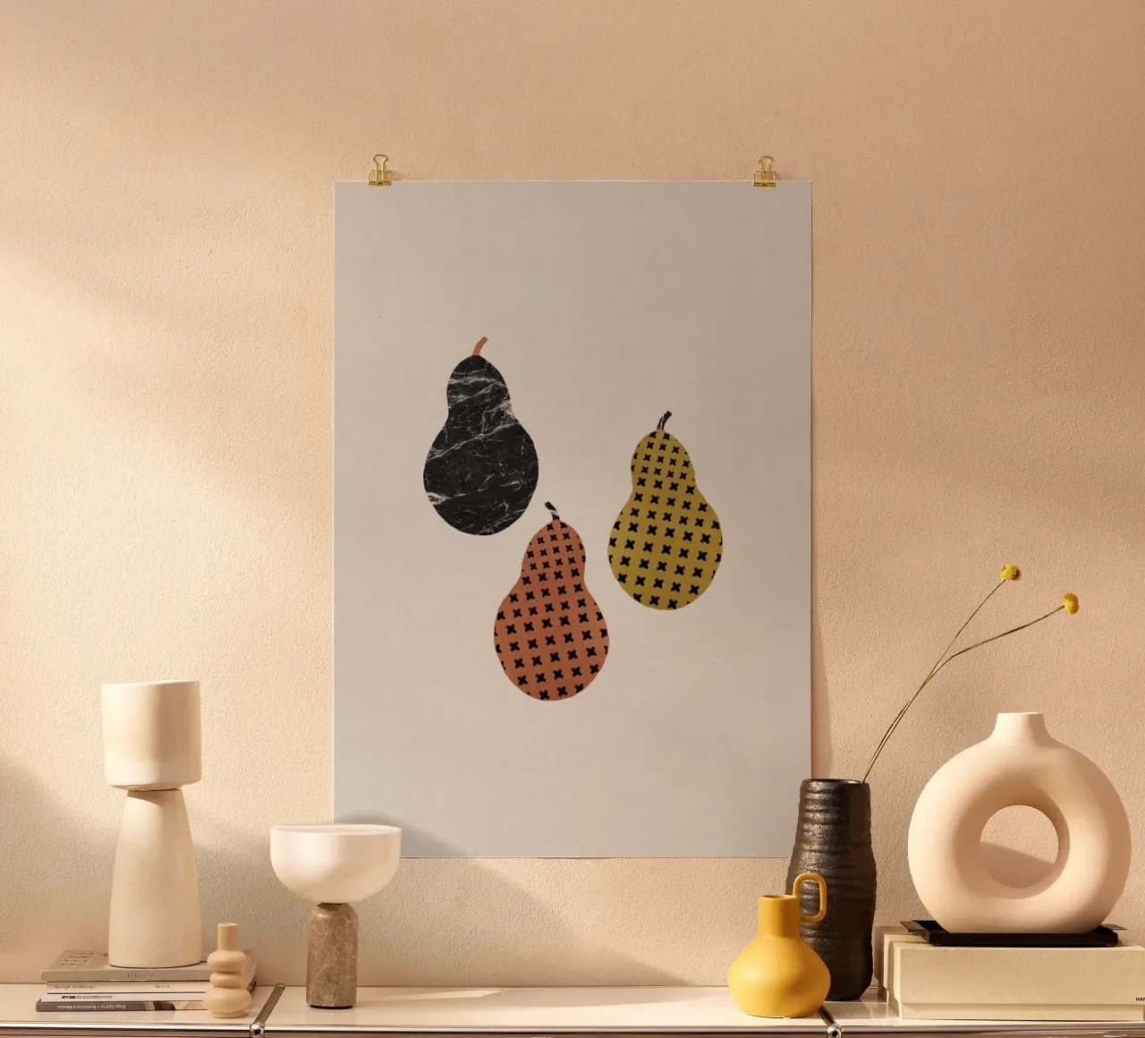 Scandi Pears poster da Orara Studio