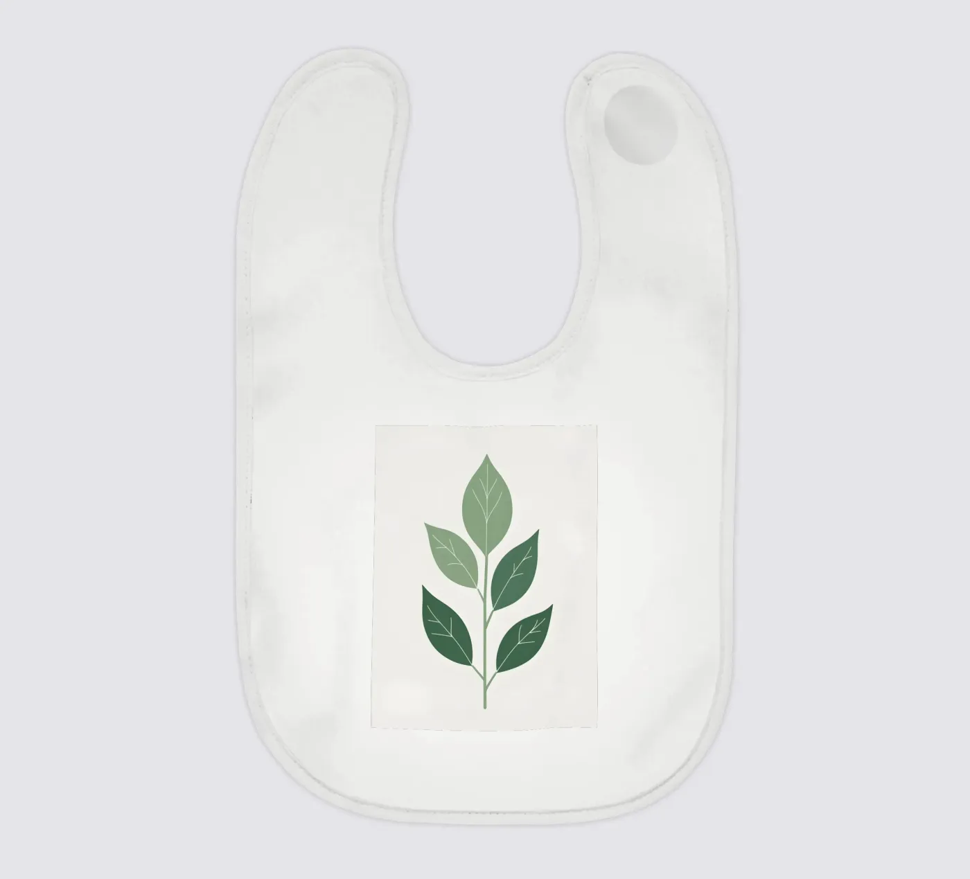 forma di foglia singola bavaglino da botanical shop