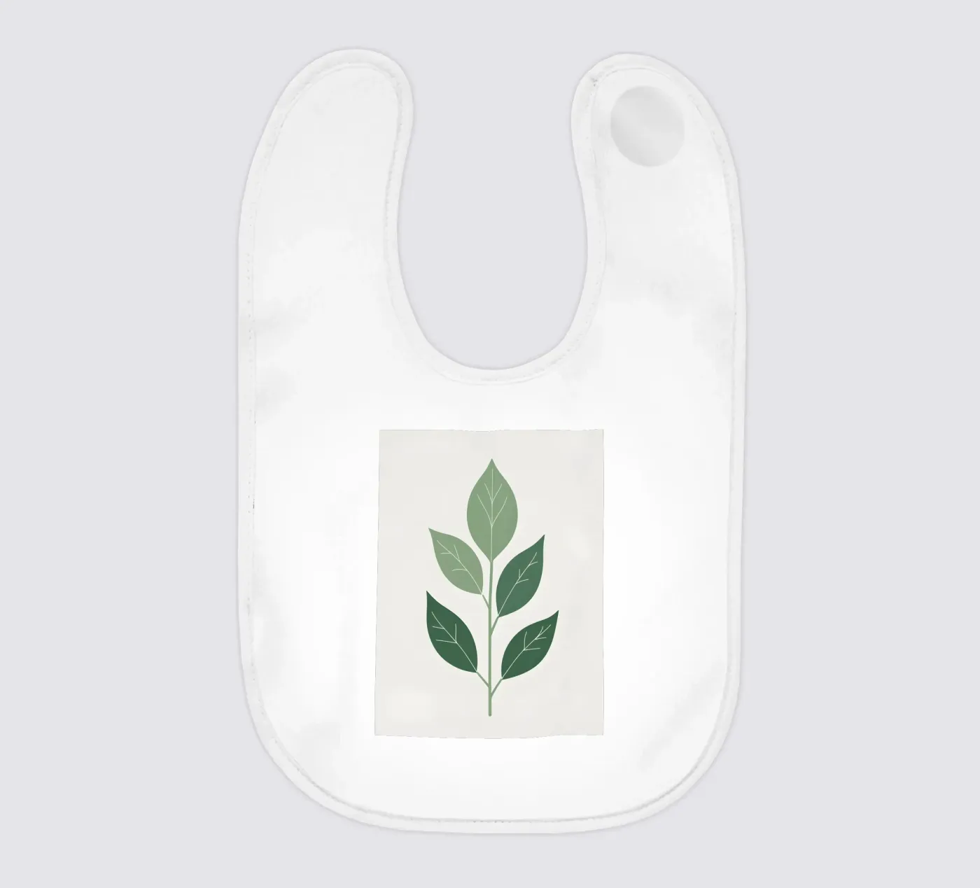 forma di foglia singola bavaglino da botanical shop