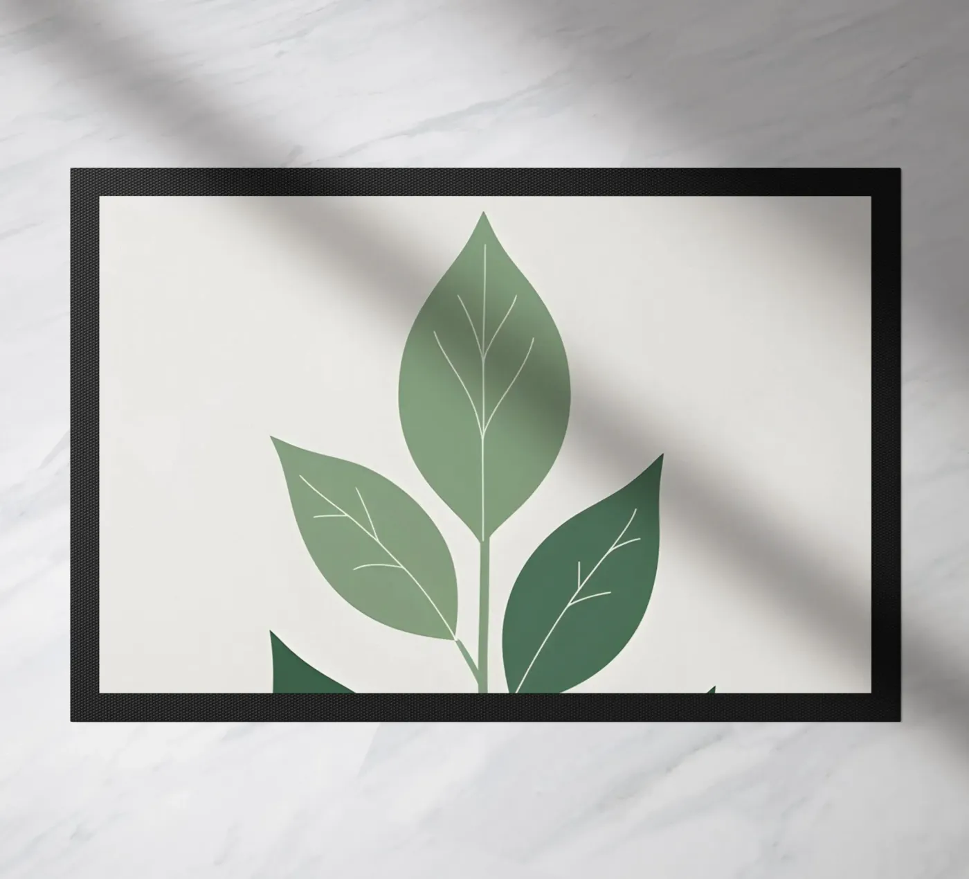 forma di foglia singola zerbino da botanical shop