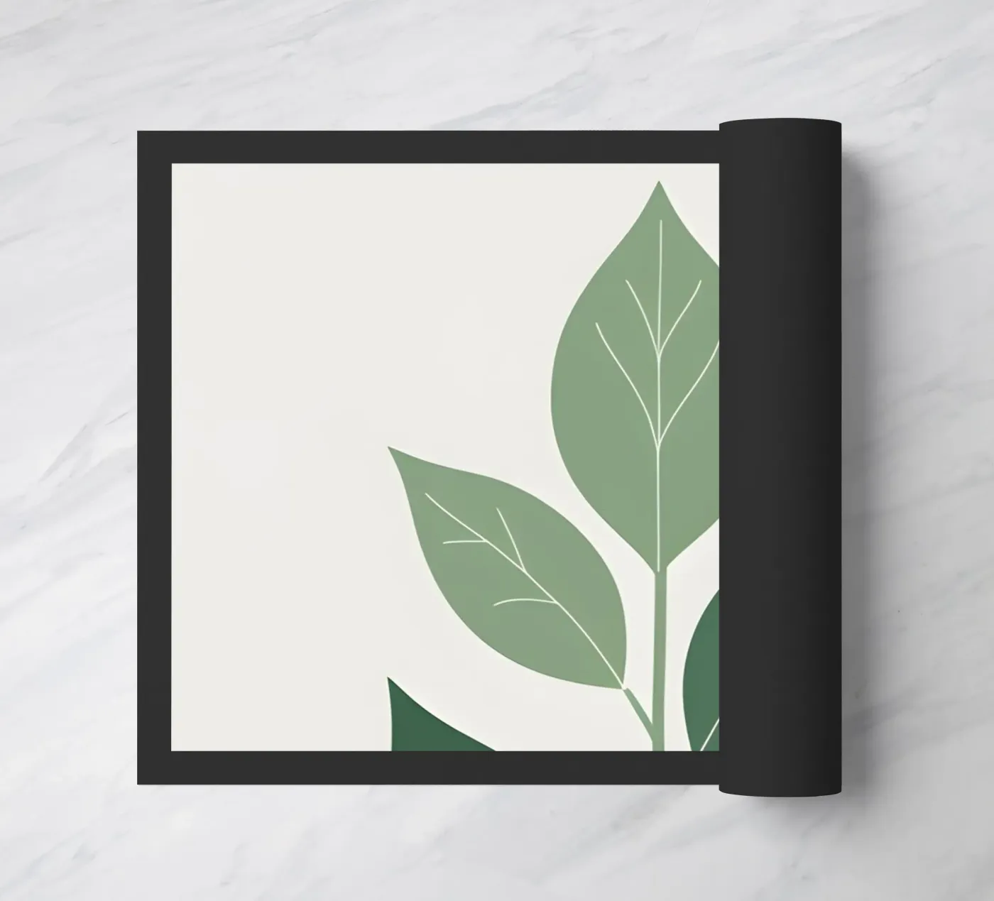 forma di foglia singola zerbino da botanical shop