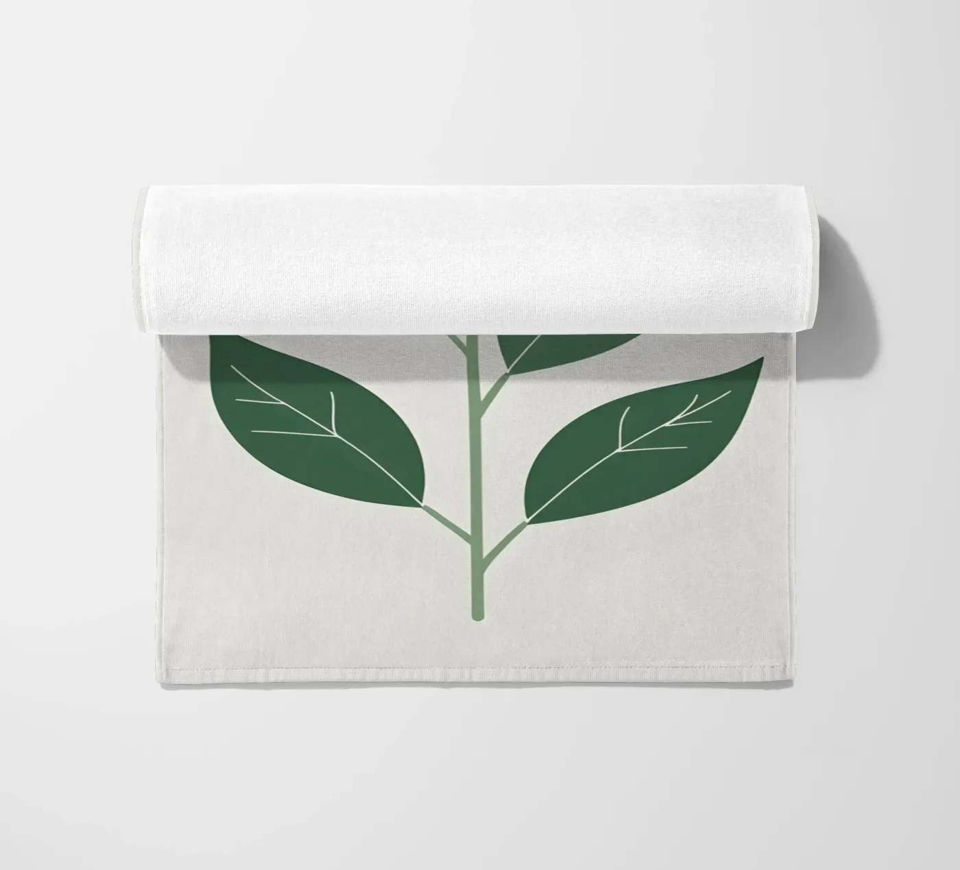 enkele bladvorm strandhanddoek van botanical shop