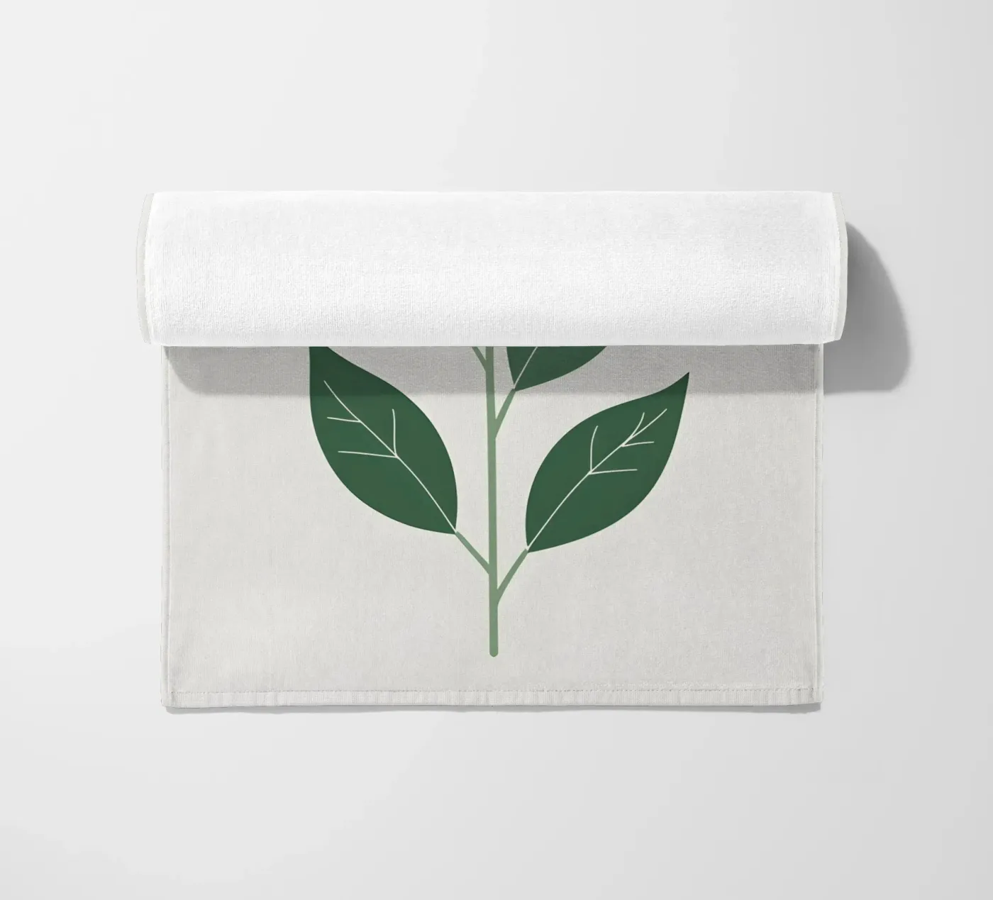 enkele bladvorm strandhanddoek van botanical shop