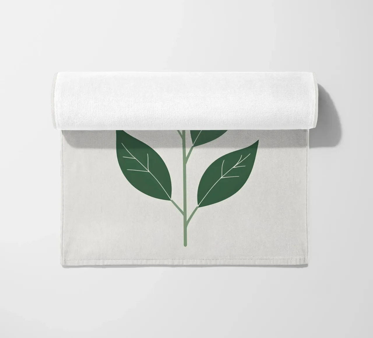 enkele bladvorm strandhanddoek van botanical shop