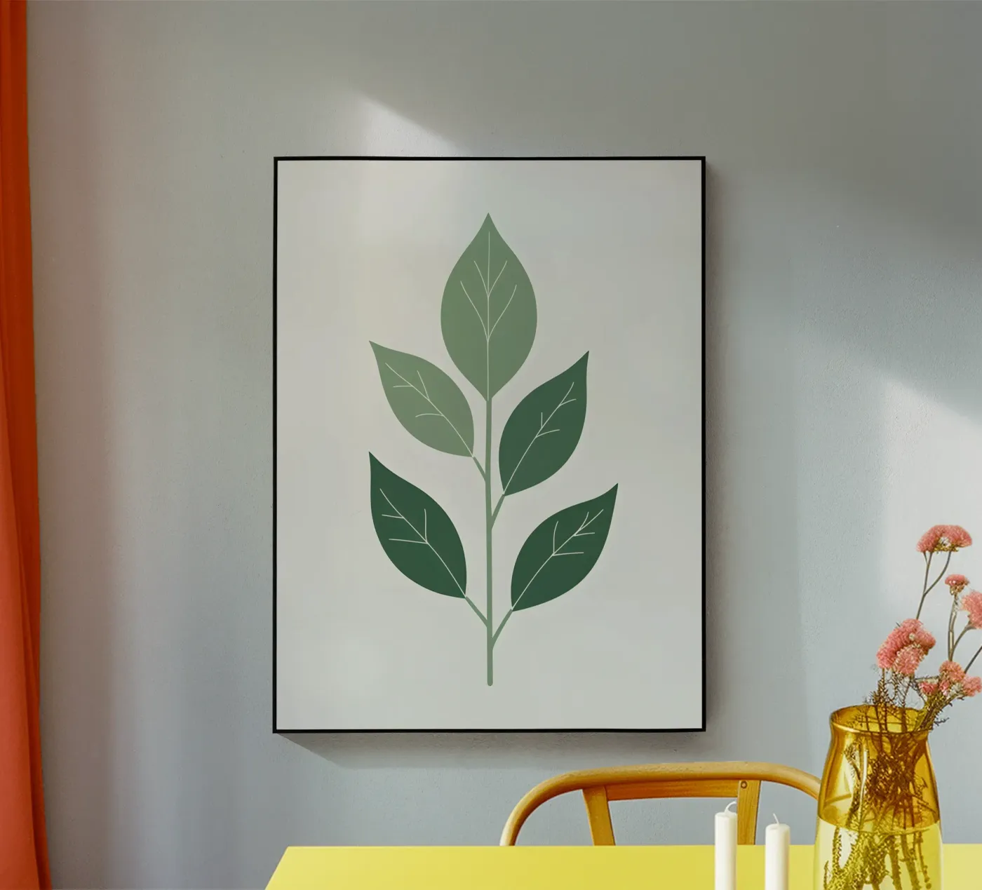 single leaf shape plexiglass da botanical shop