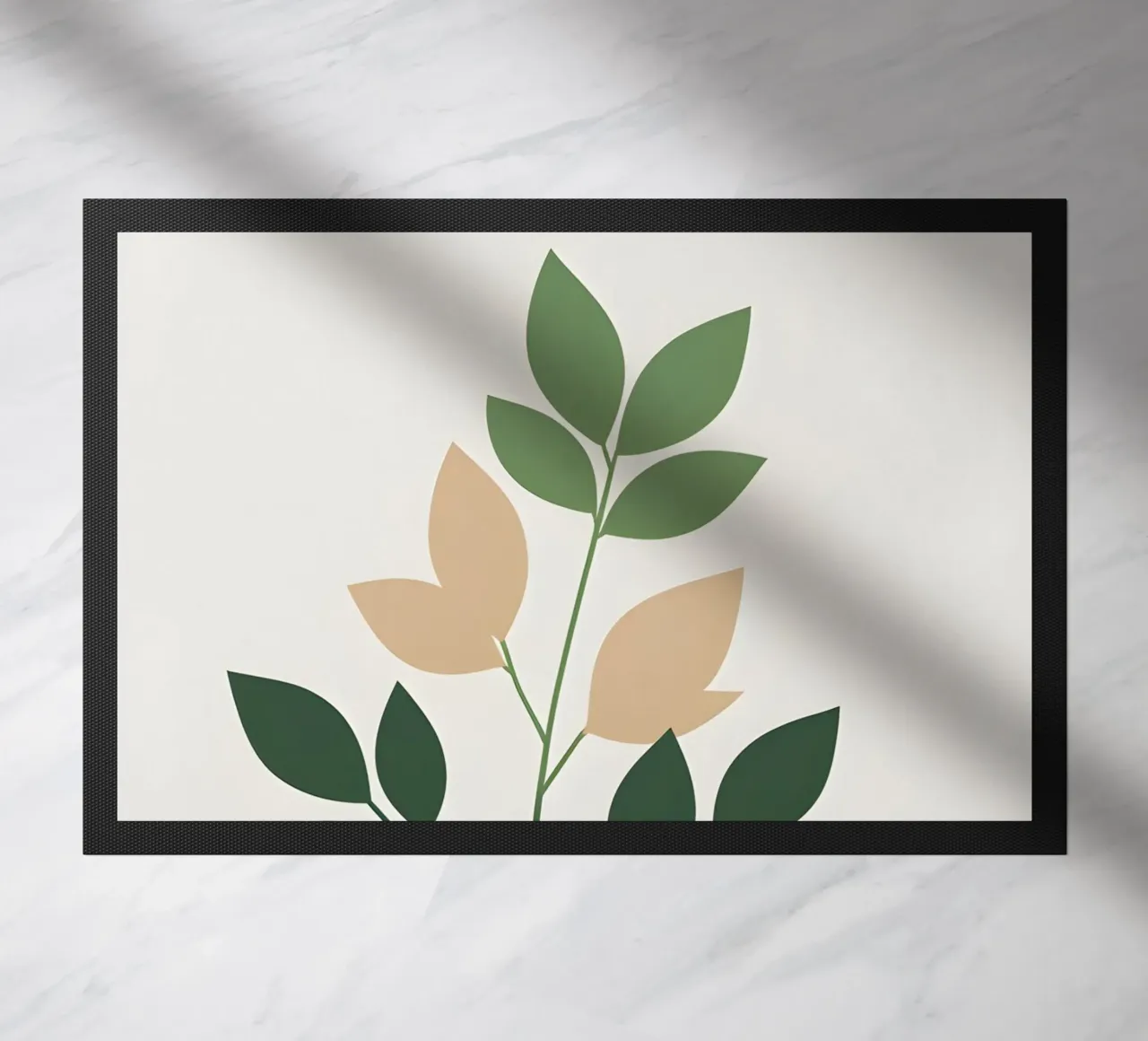 ramo semplice con foglia d'albero zerbino da botanical shop