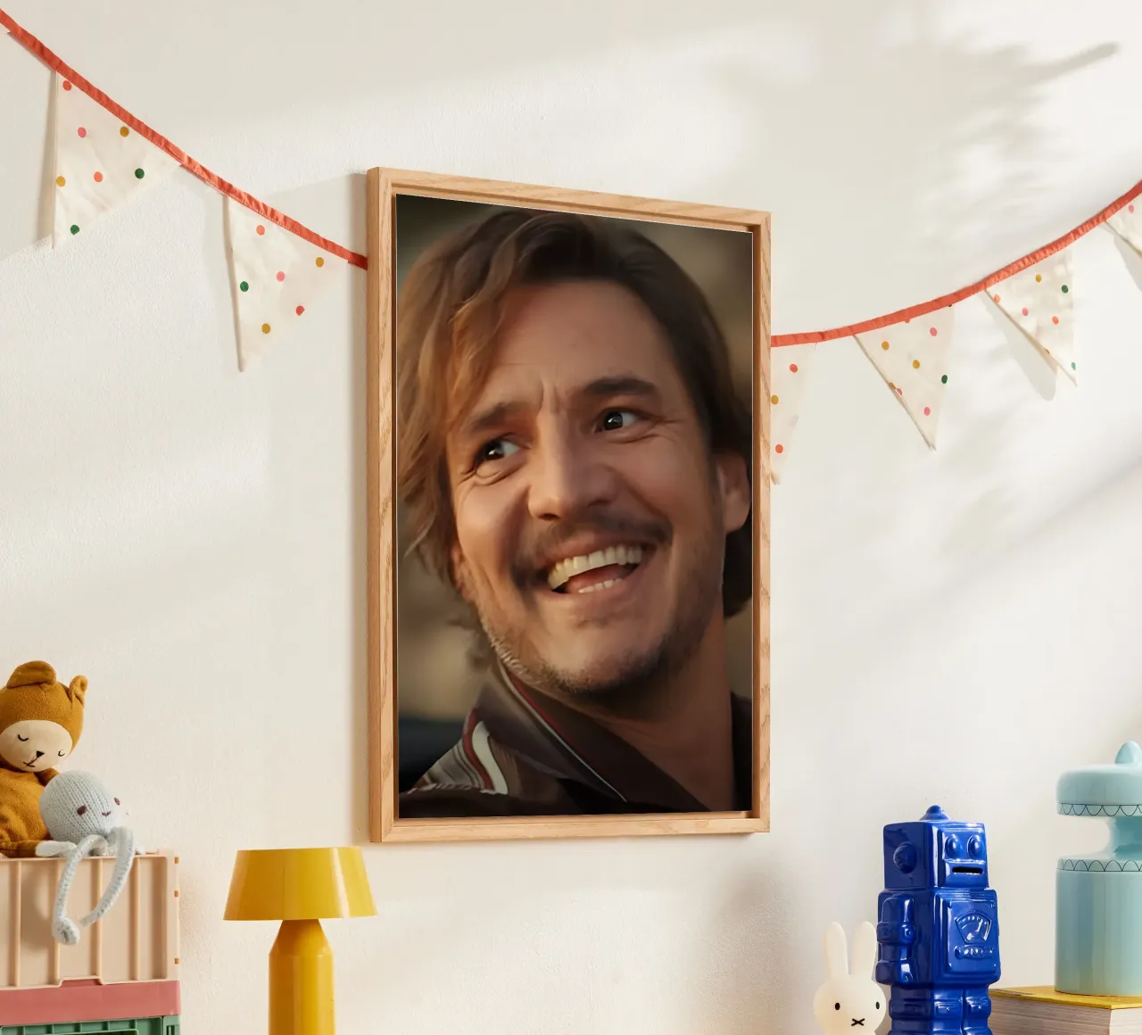 Pedro meme plexiglass da Funny Frame Factory