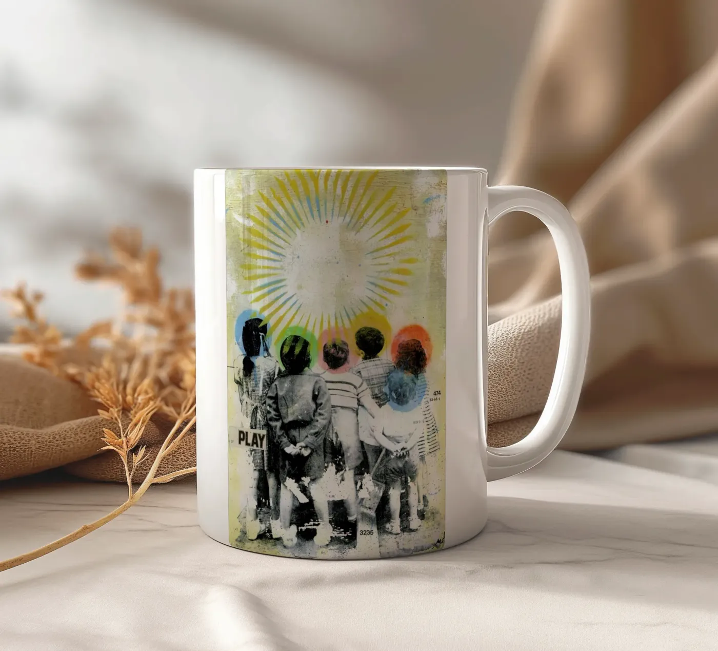 Play ceramic mug by Tameo