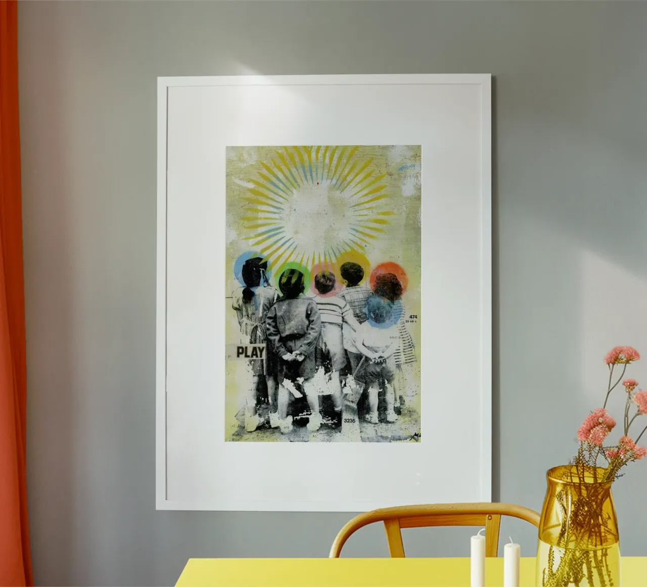 Play poster con telaio in alluminio da Tameo