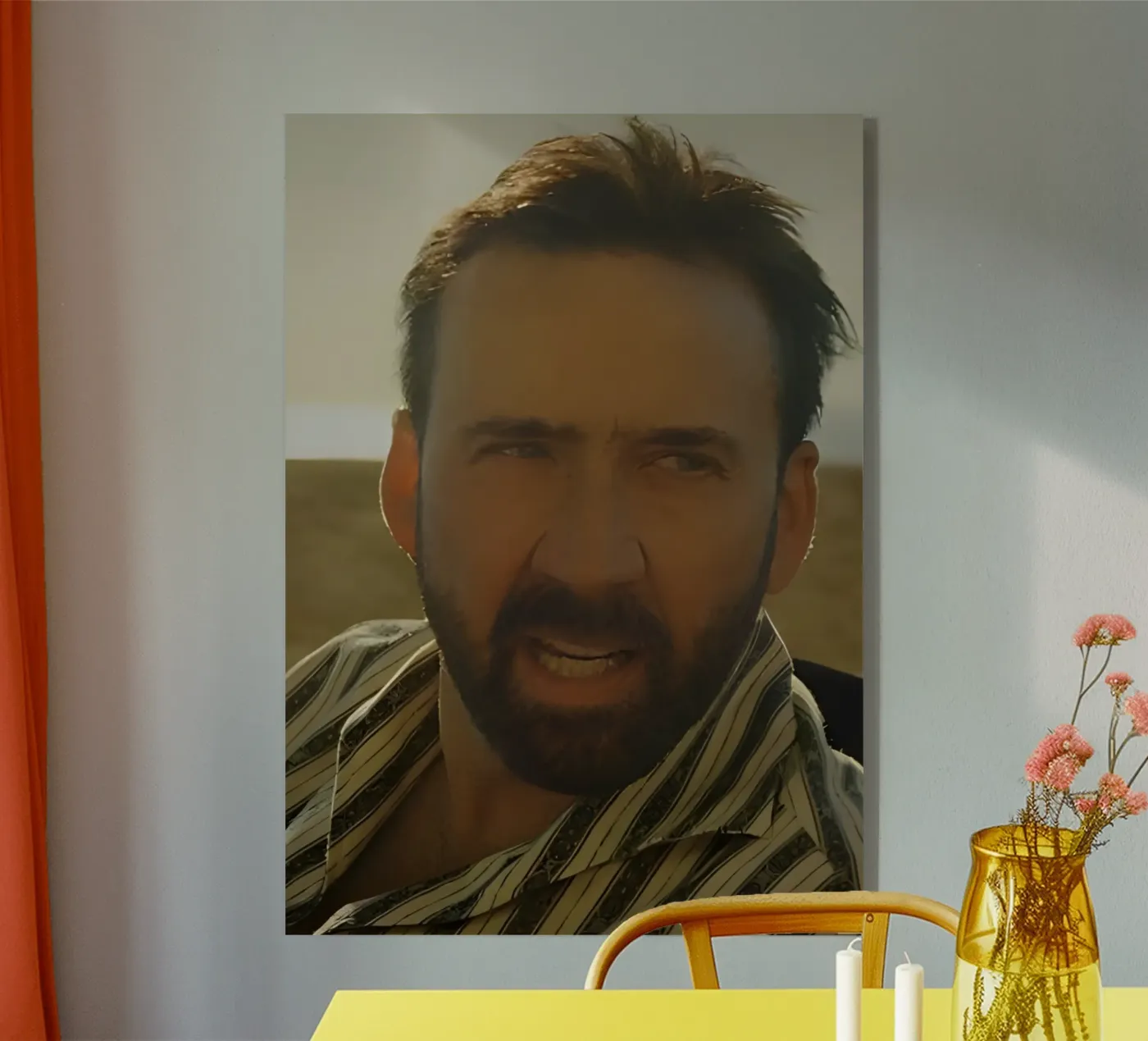 Nicolas meme acryl van Funny Frame Factory