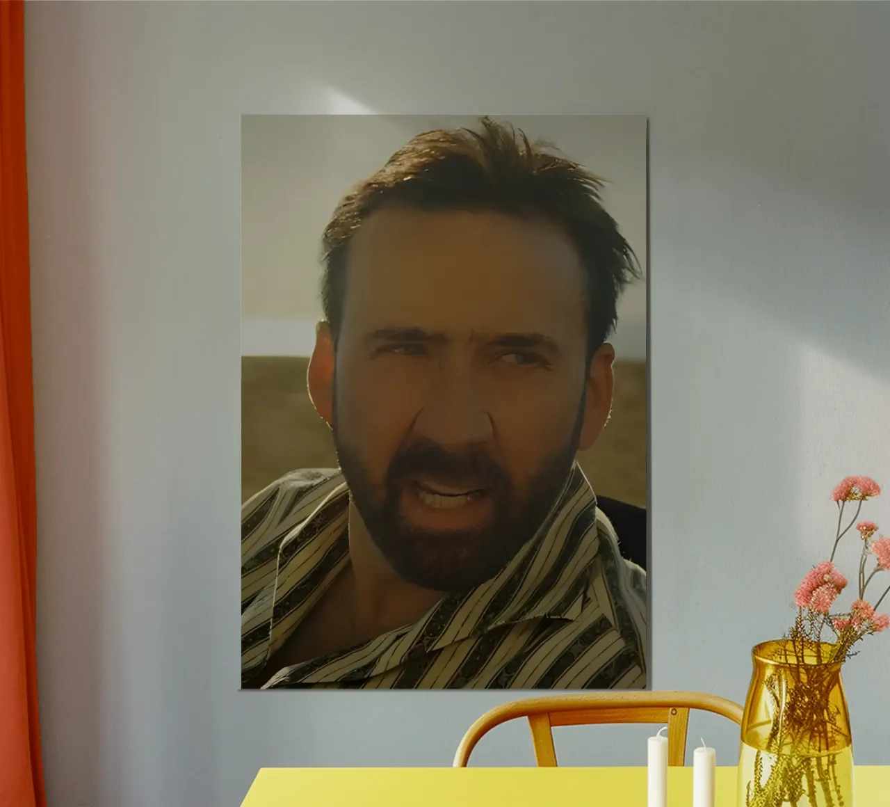 Nicolas meme poster da Funny Frame Factory