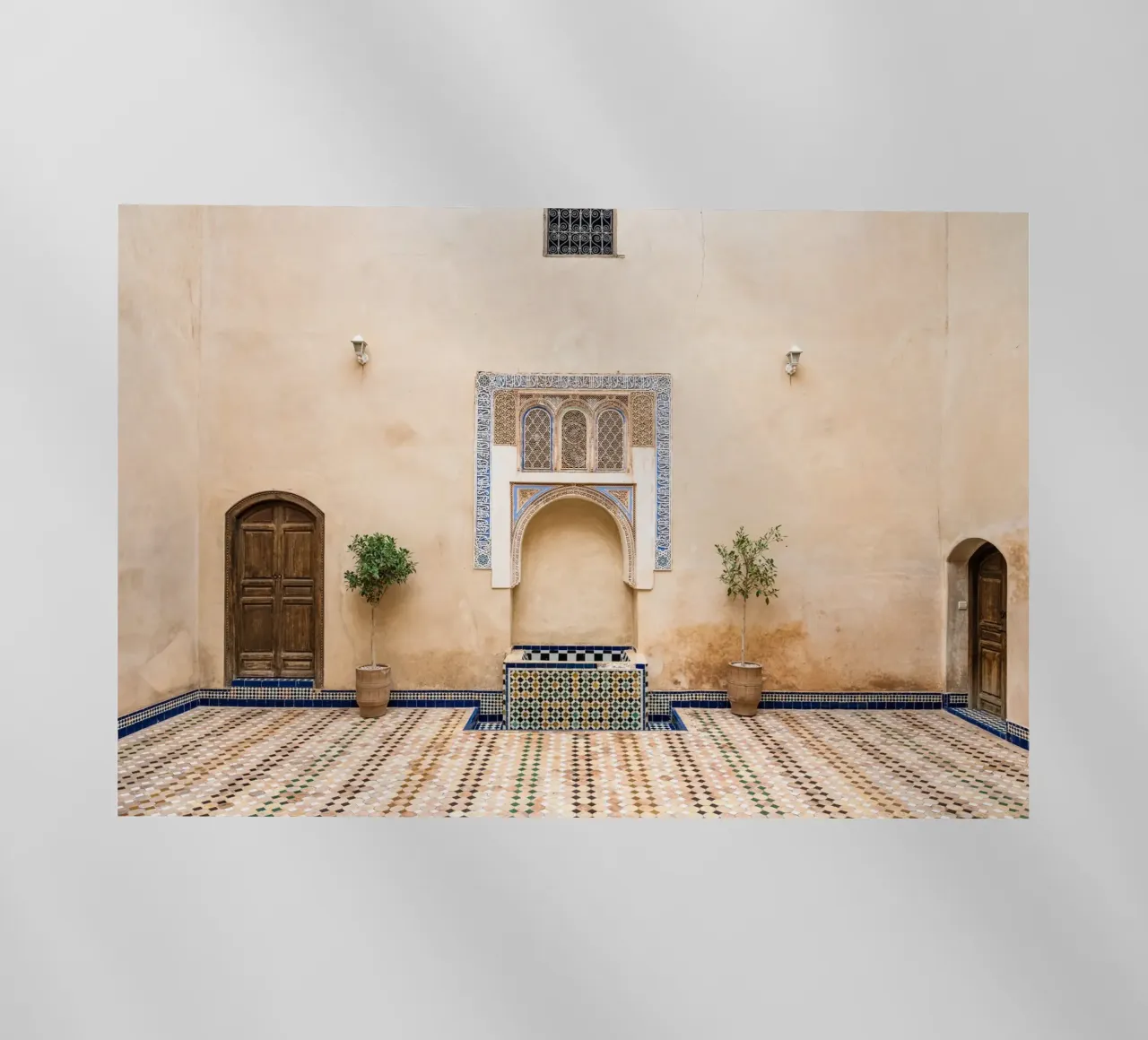 Moroccan architecture in pastel pellicola backlit da photolovers