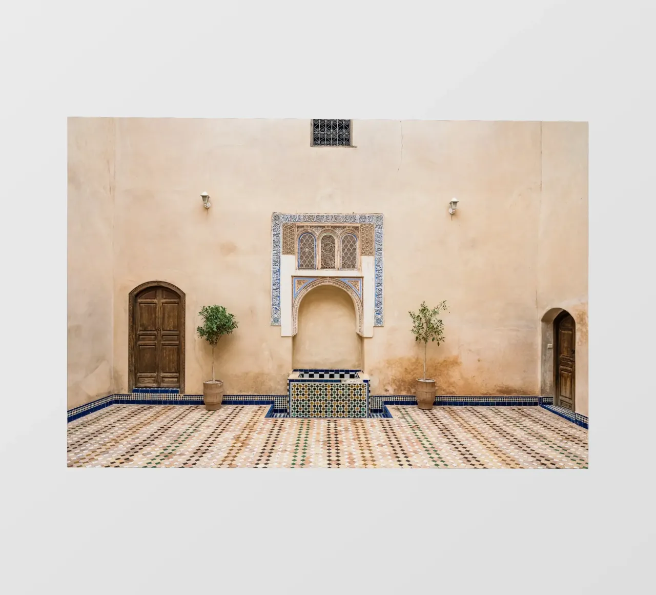 Moroccan architecture in pastel pellicola backlit da photolovers