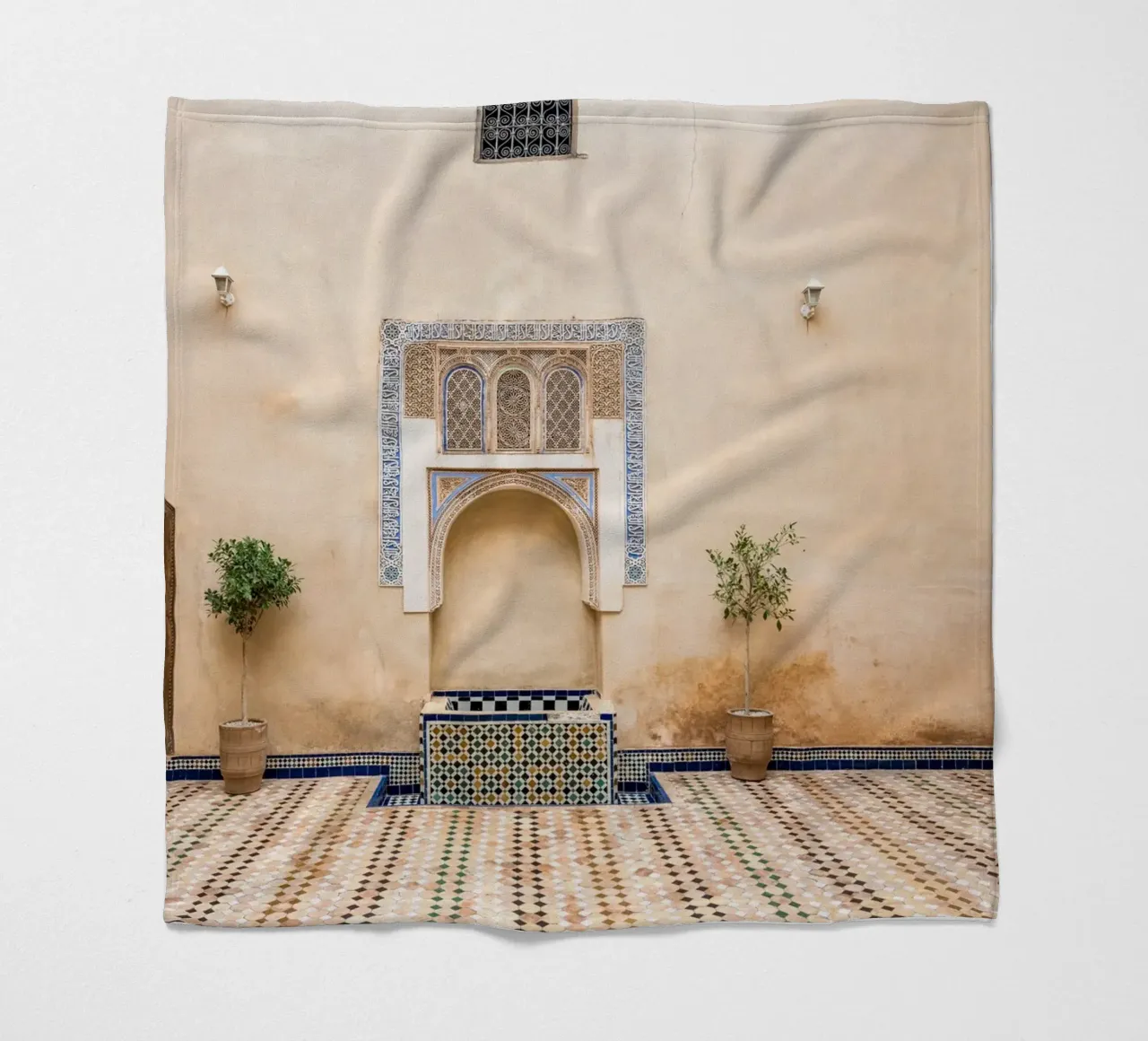 Moroccan architecture in pastel coperta in pile da photolovers