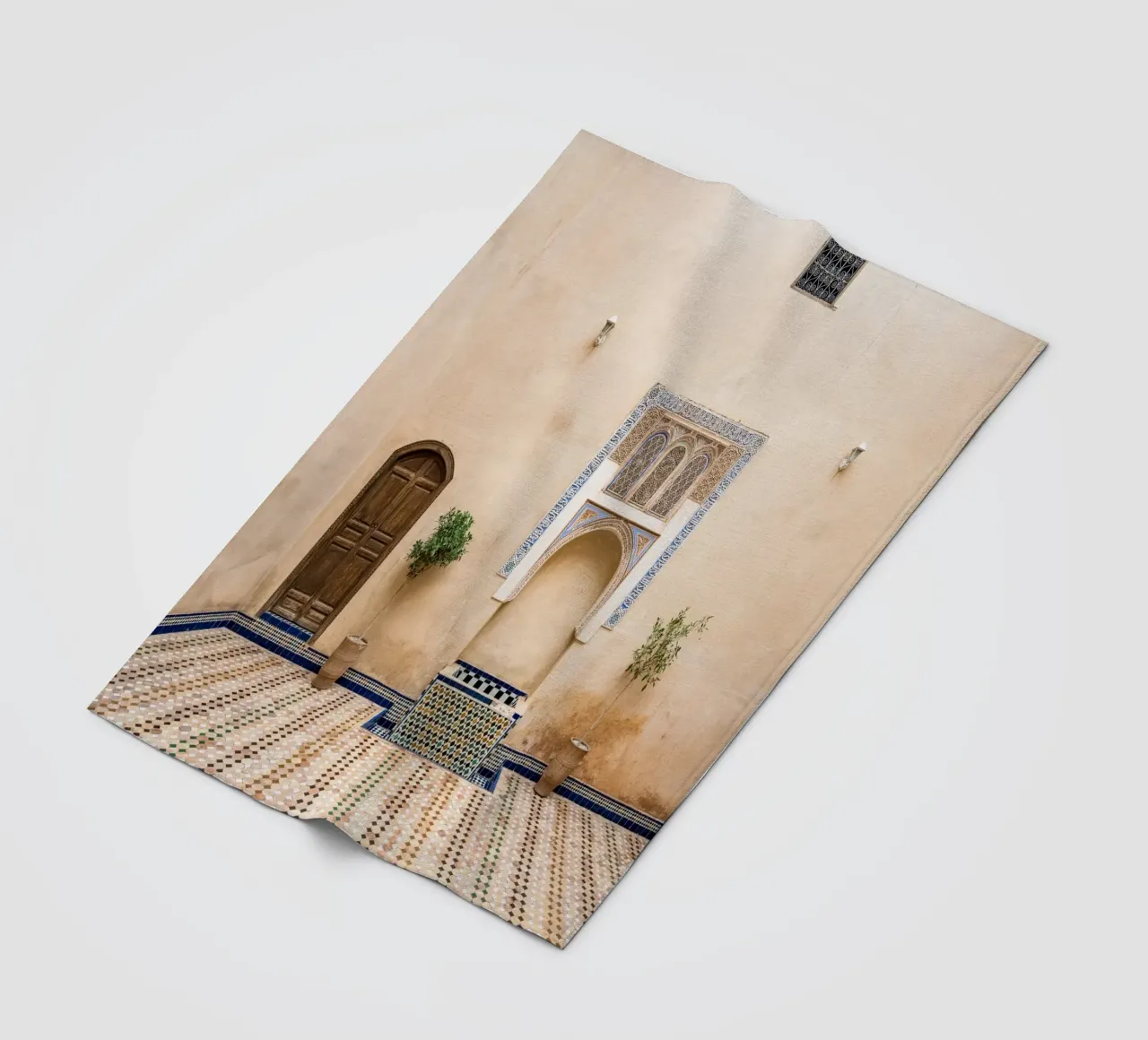 Moroccan architecture in pastel coperta in pile da photolovers