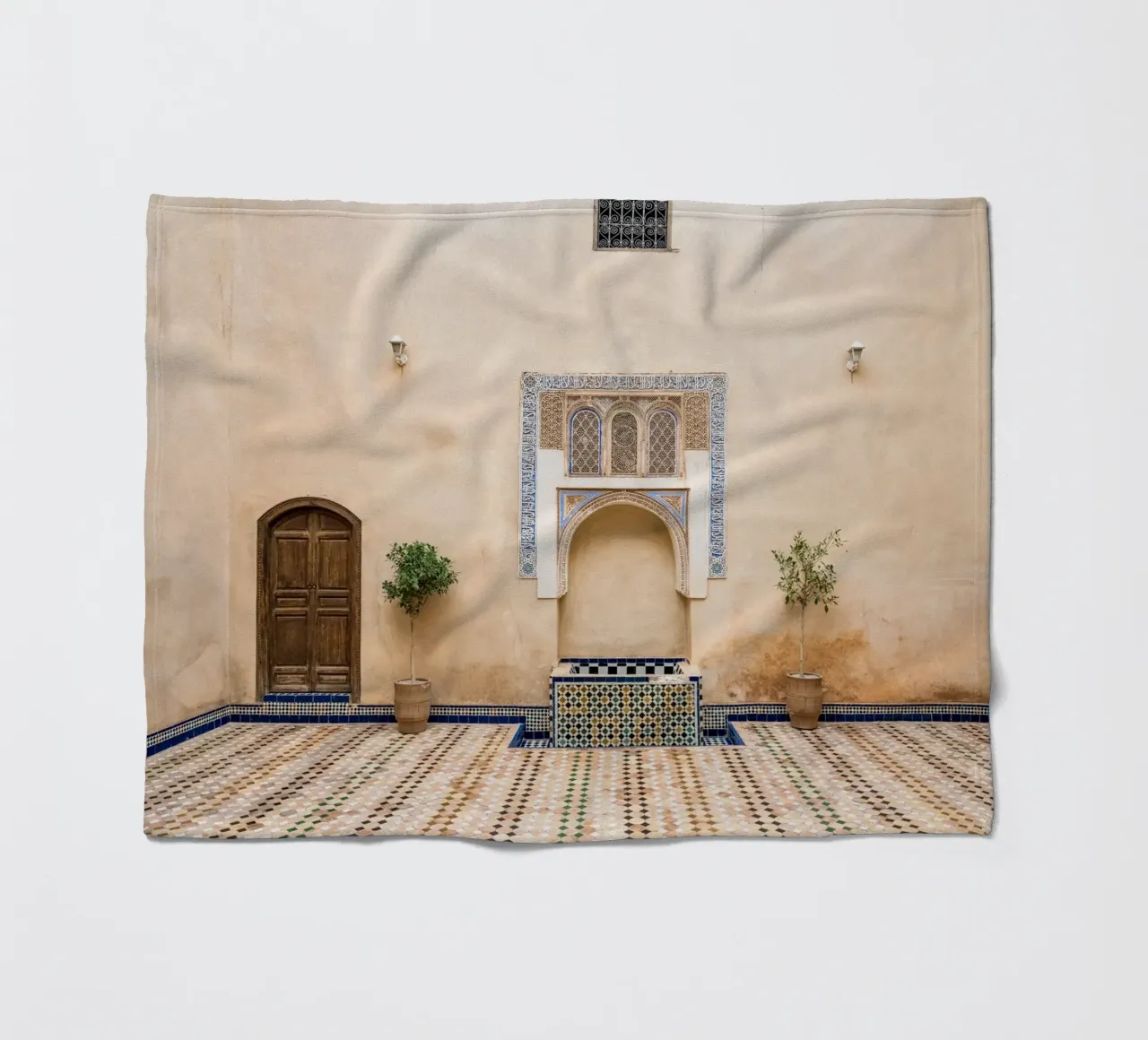 Moroccan architecture in pastel coperta in pile da photolovers