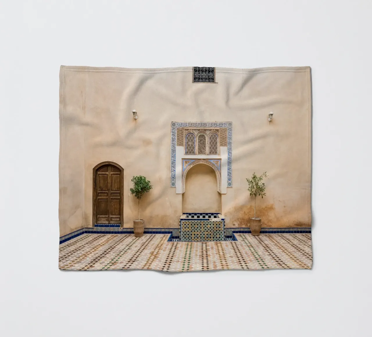 Moroccan architecture in pastel coperta in pile da photolovers