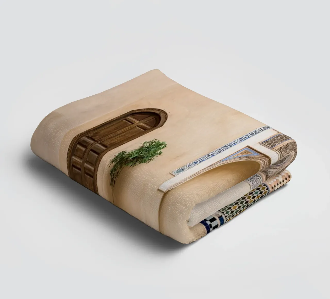 Moroccan architecture in pastel asciugamano da bagno da photolovers