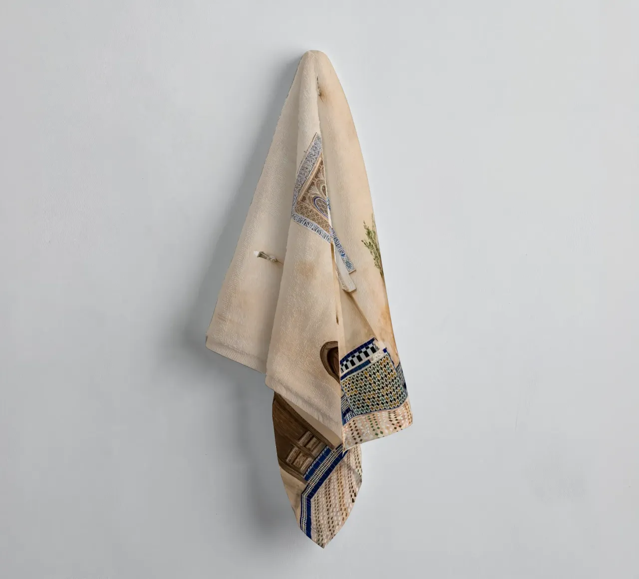 Moroccan architecture in pastel asciugamano da bagno da photolovers