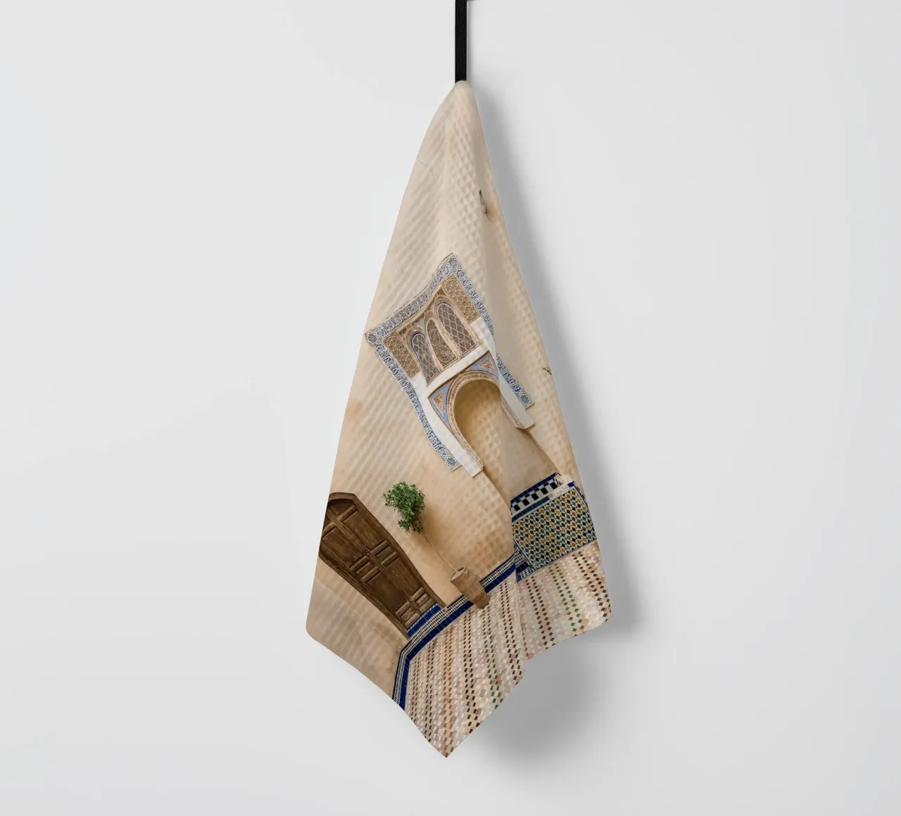 Moroccan architecture in pastel canovaccio da cucina da photolovers