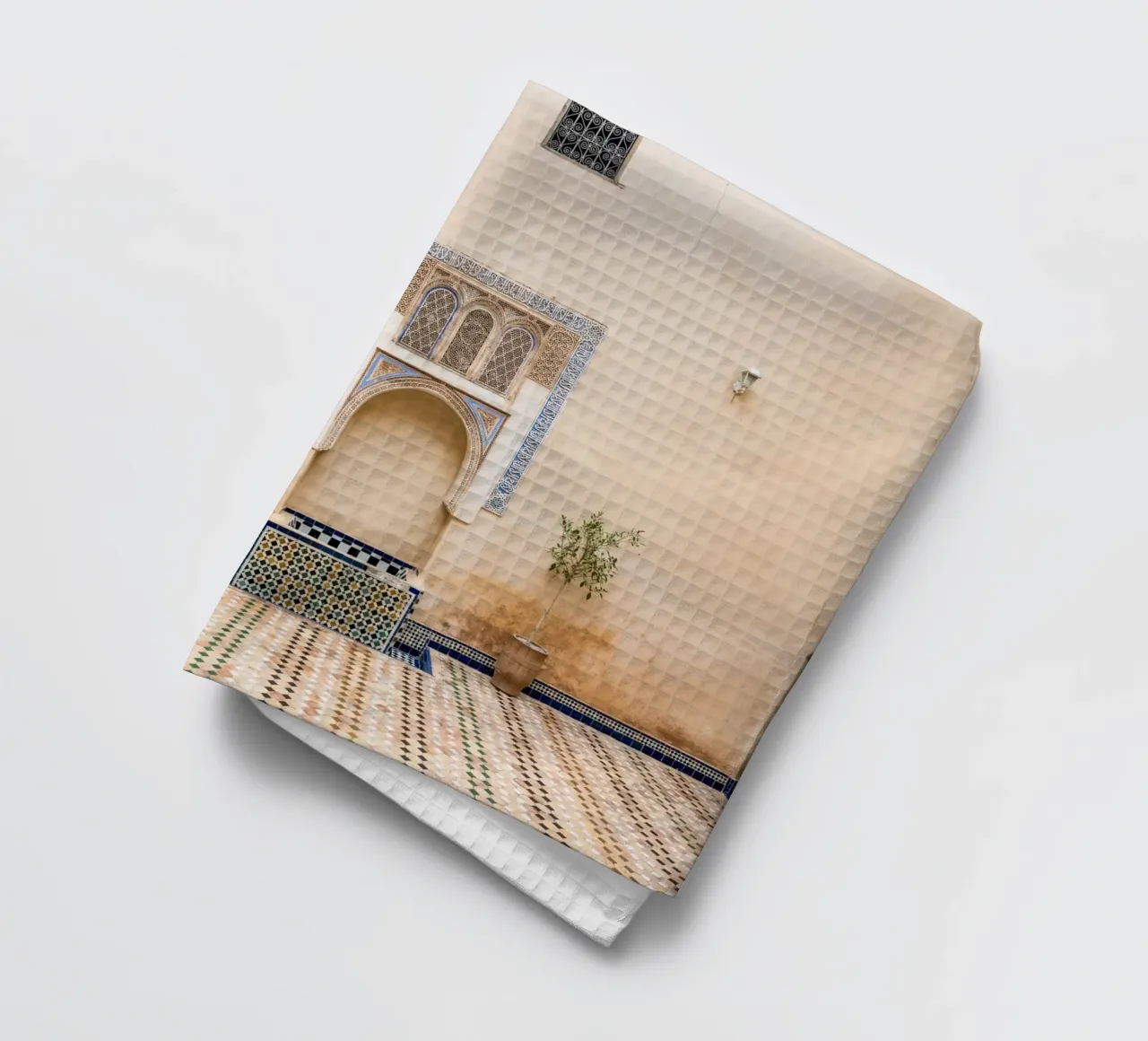 Moroccan architecture in pastel canovaccio da cucina da photolovers