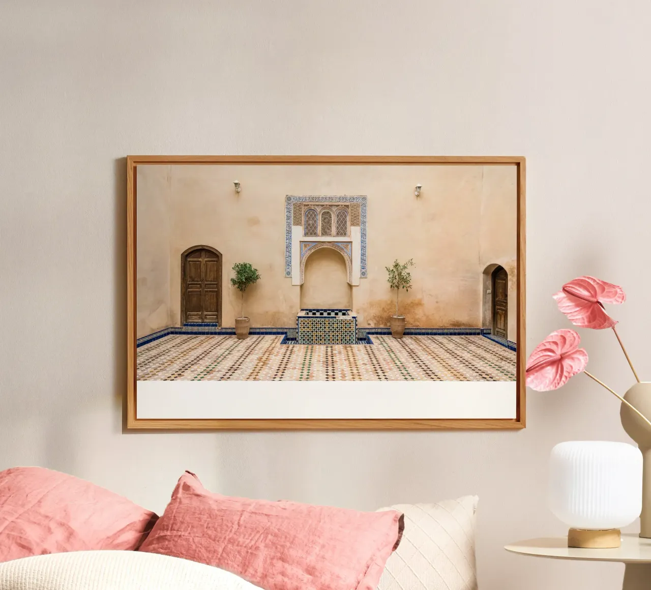 Moroccan architecture in pastel alluminio dibond da photolovers
