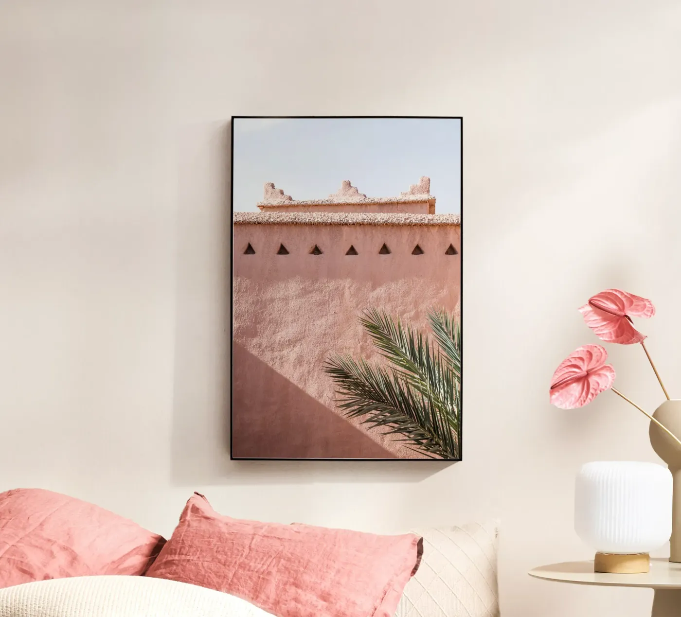 Pink building acrylic glass by photolovers