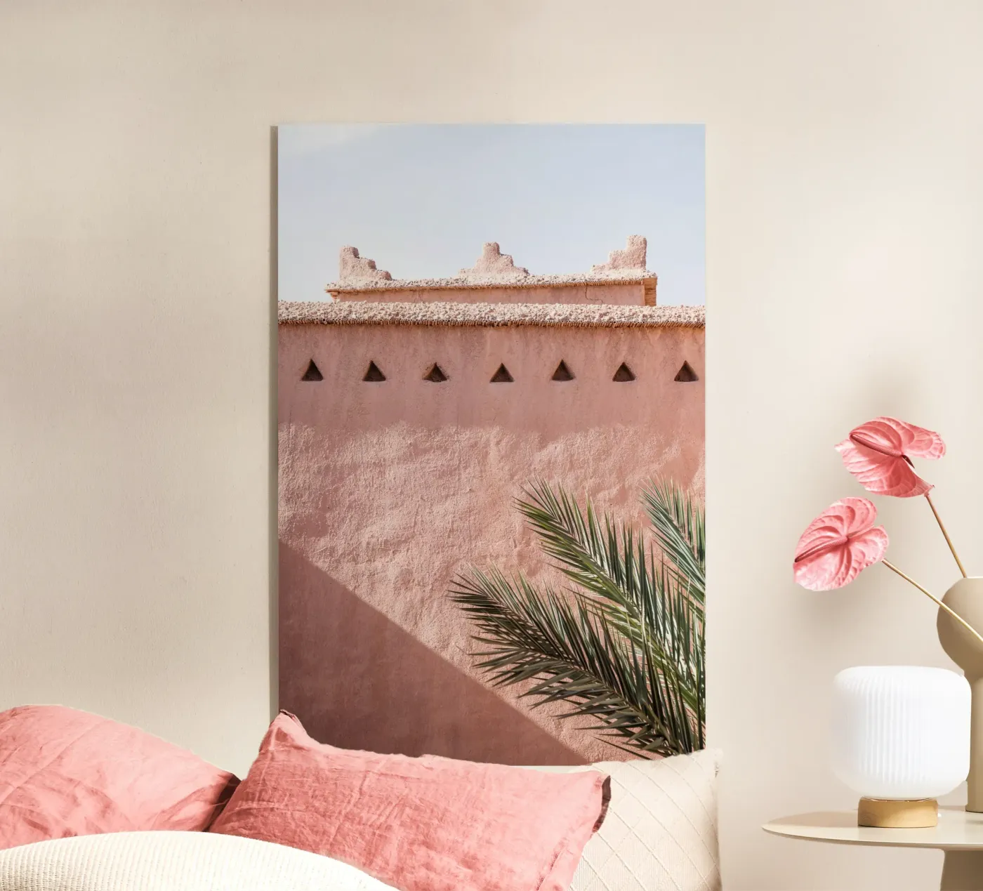 Pink building acrylic glass by photolovers