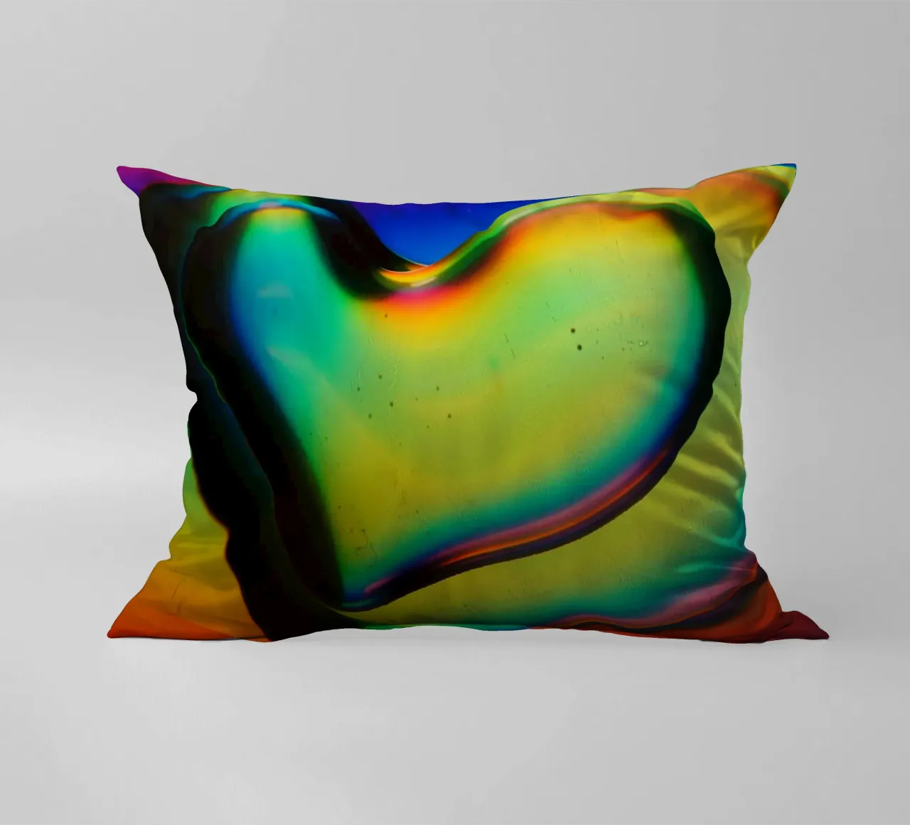 Gradient heart shape cuscino da artshop