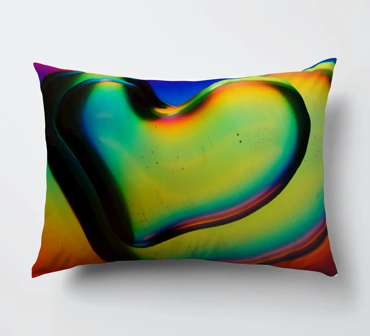 Gradient heart shape cuscino da artshop