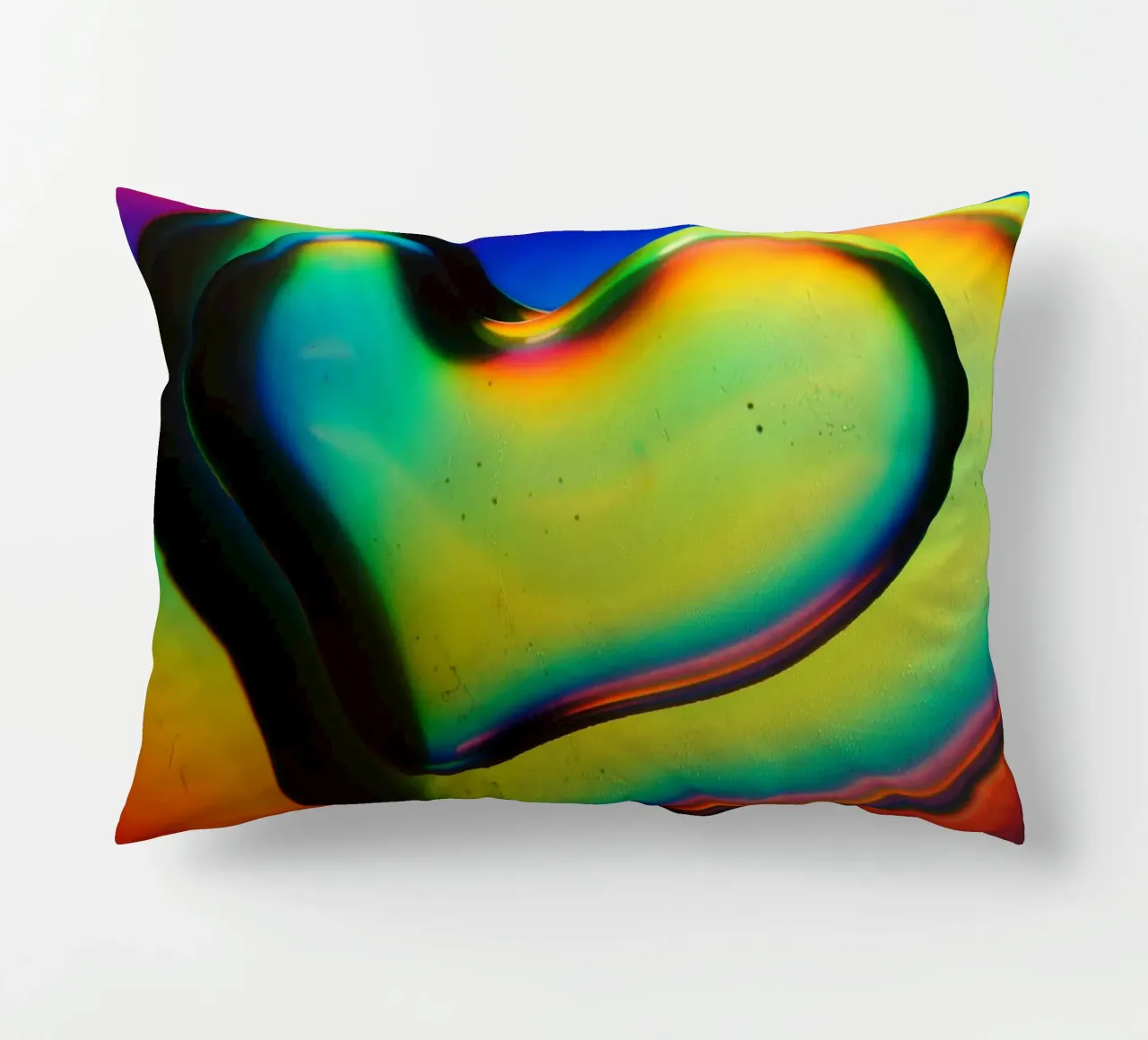 Gradient heart shape cuscino da artshop