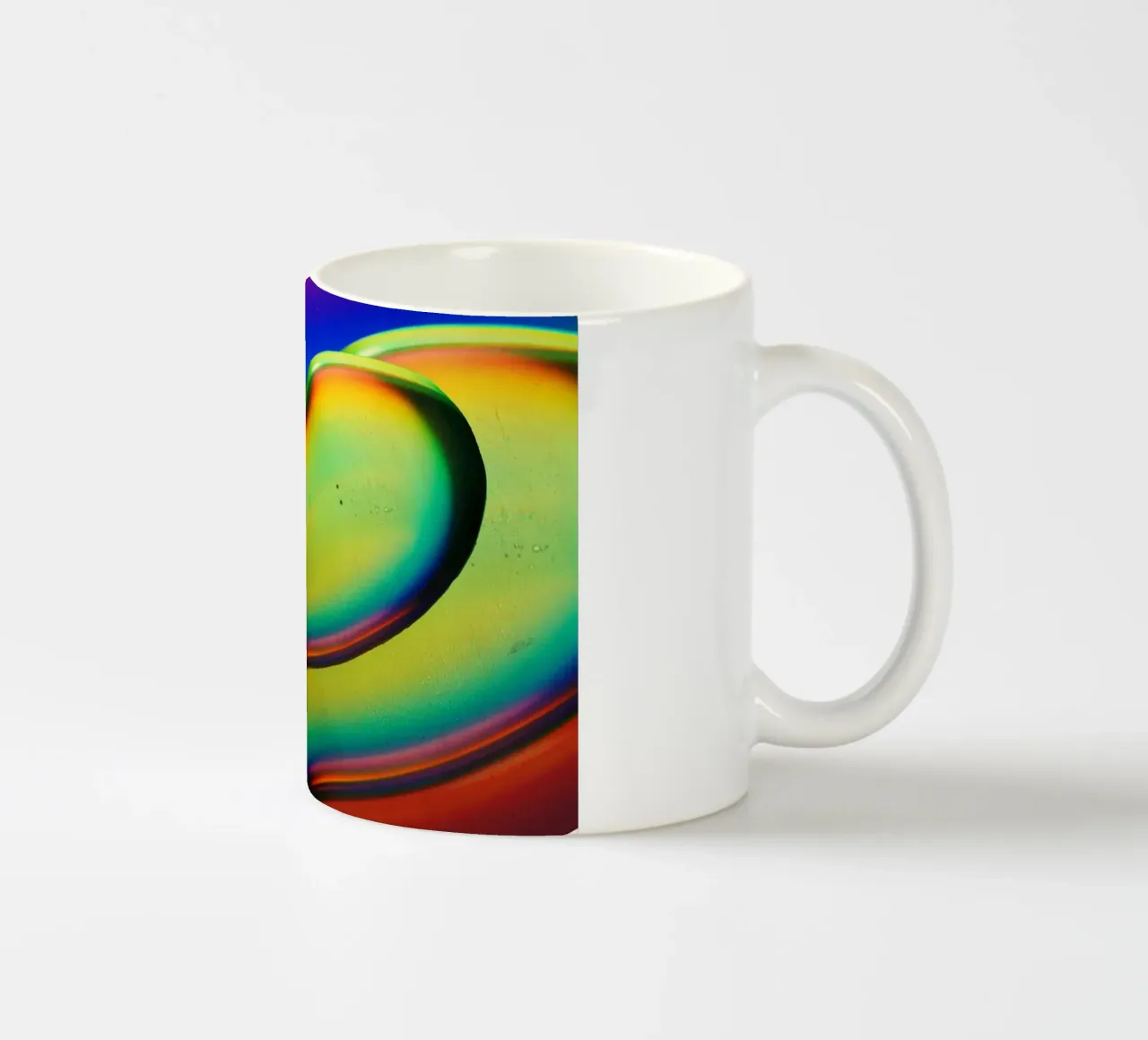 Gradient heart shape tazza in ceramica da artshop