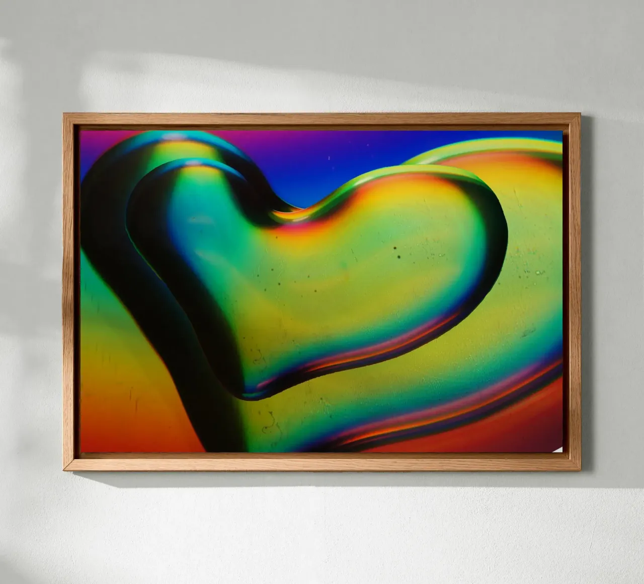 Gradient heart shape pannello forex da artshop