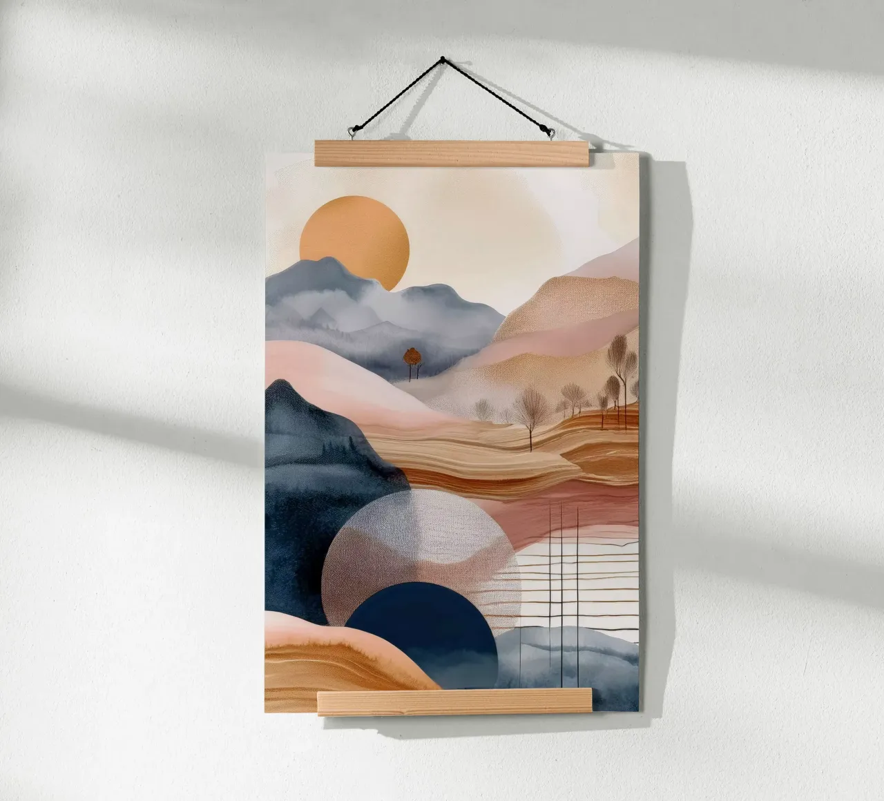 Landscape, abstract, art #4 poster by Hightown Design