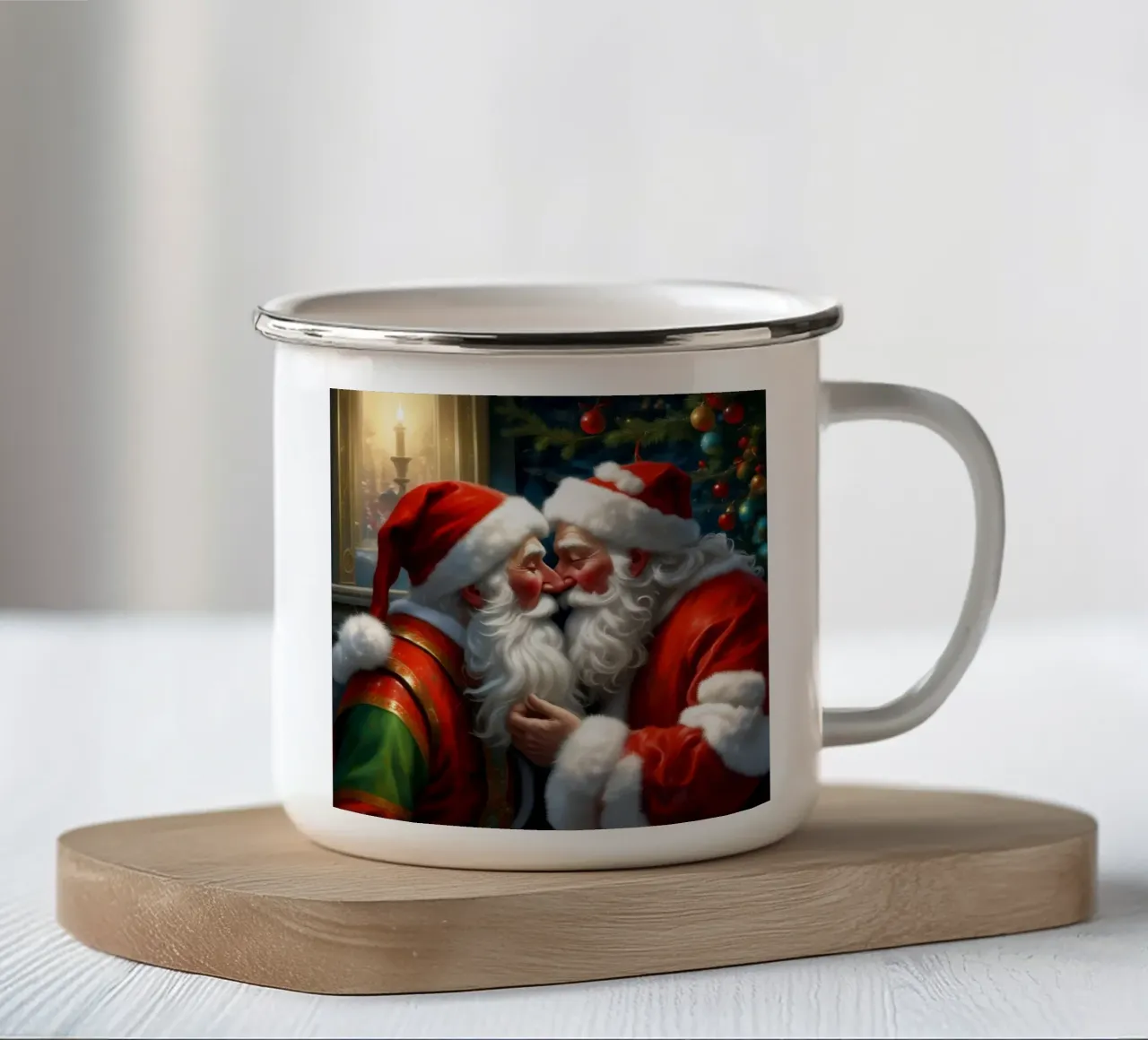 Claus tazza in smalto da Piccola Serenata