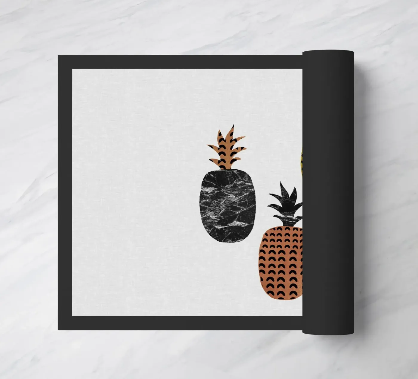 Scandi Pineapples deurmat van Orara Studio
