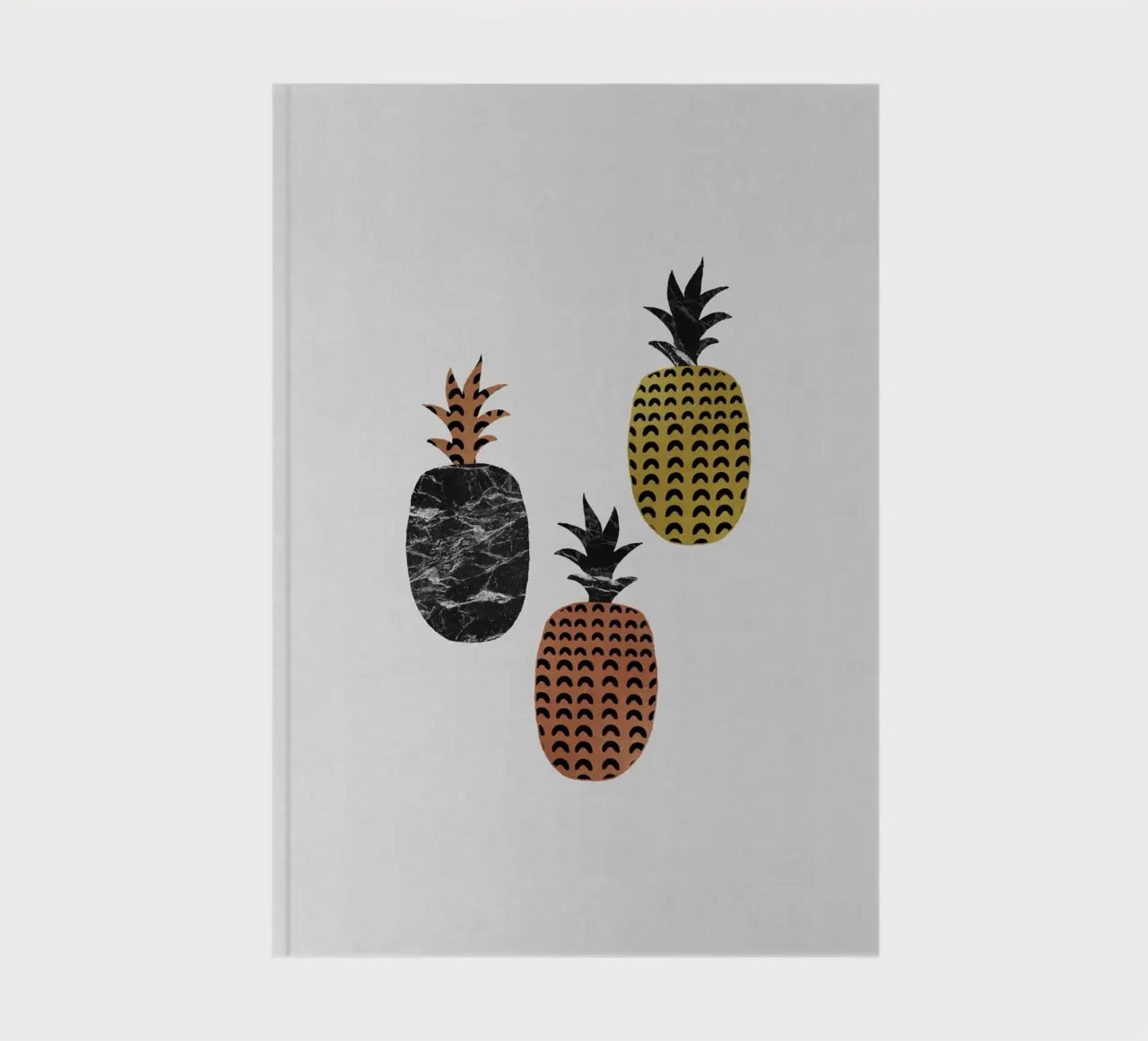 Scandi Pineapples notebook by Orara Studio