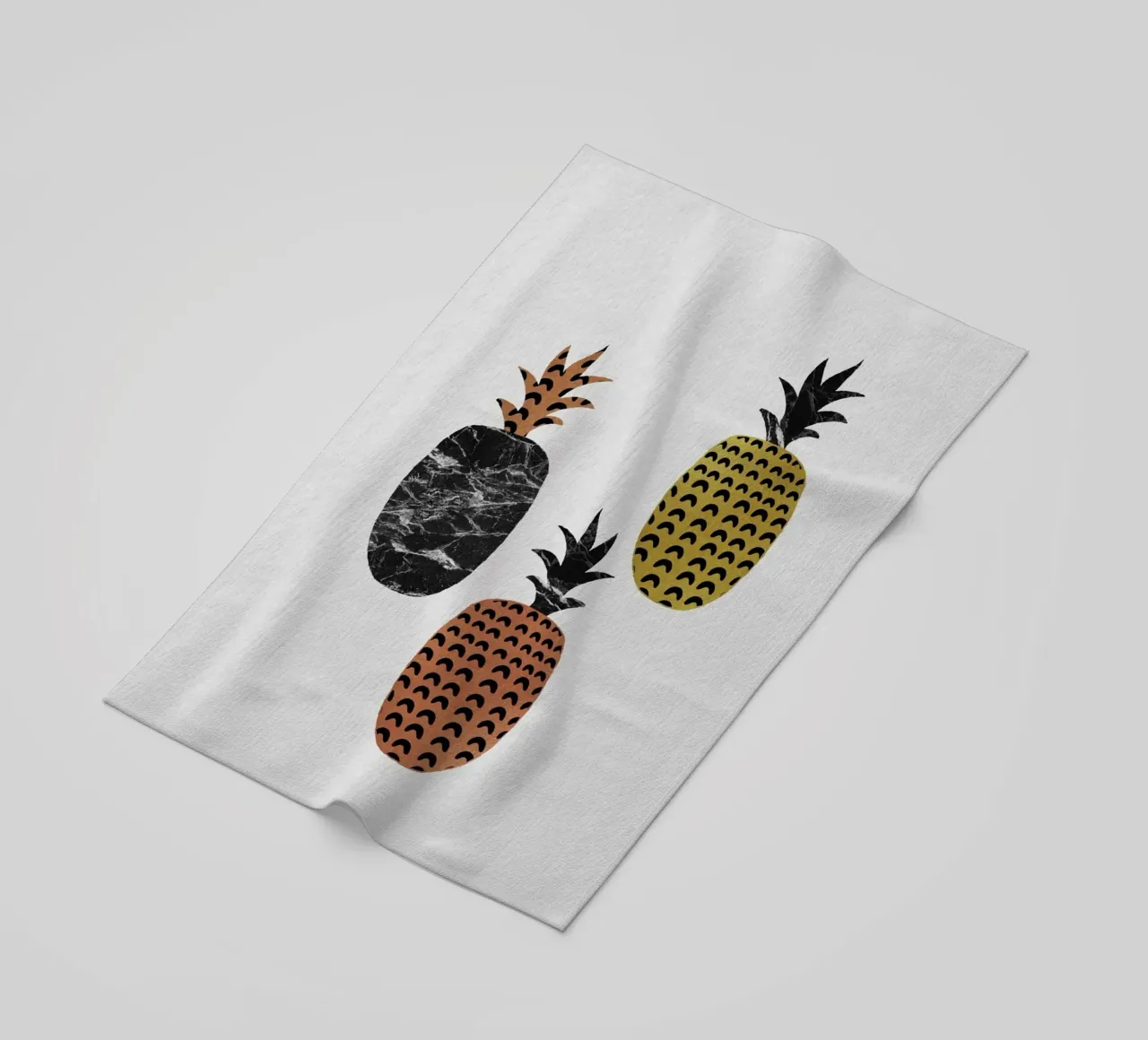 Scandi Pineapples telo mare da Orara Studio