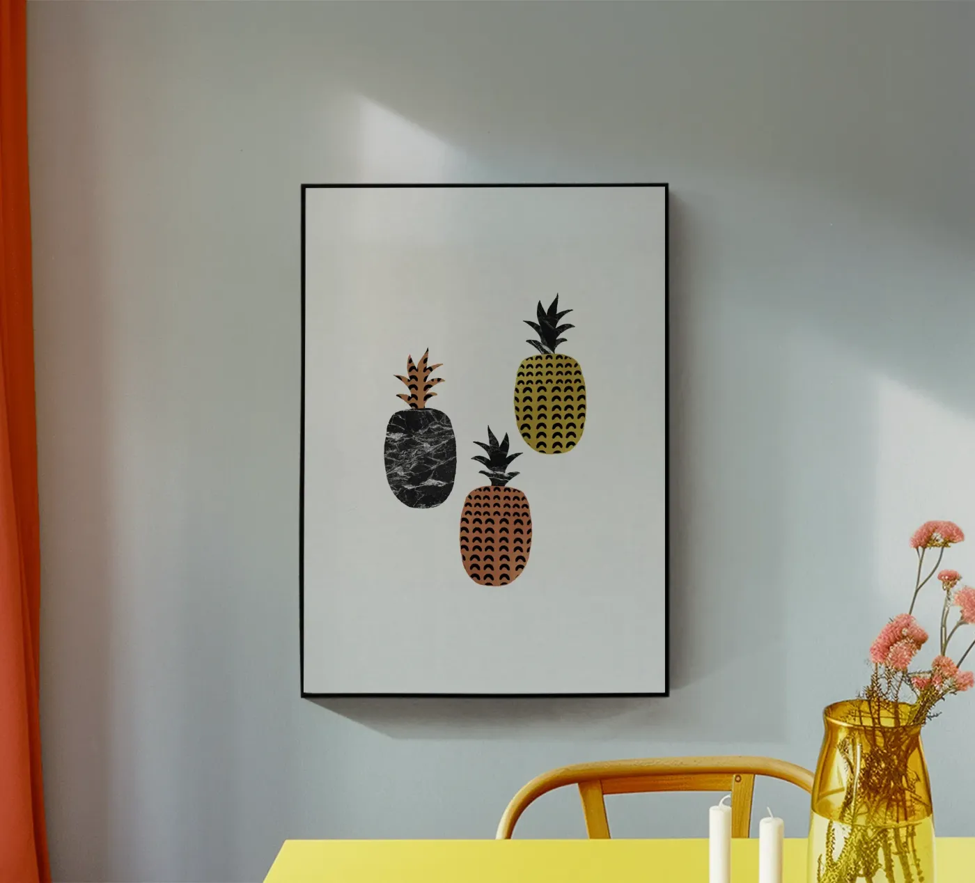 Scandi Pineapples plexiglass da Orara Studio