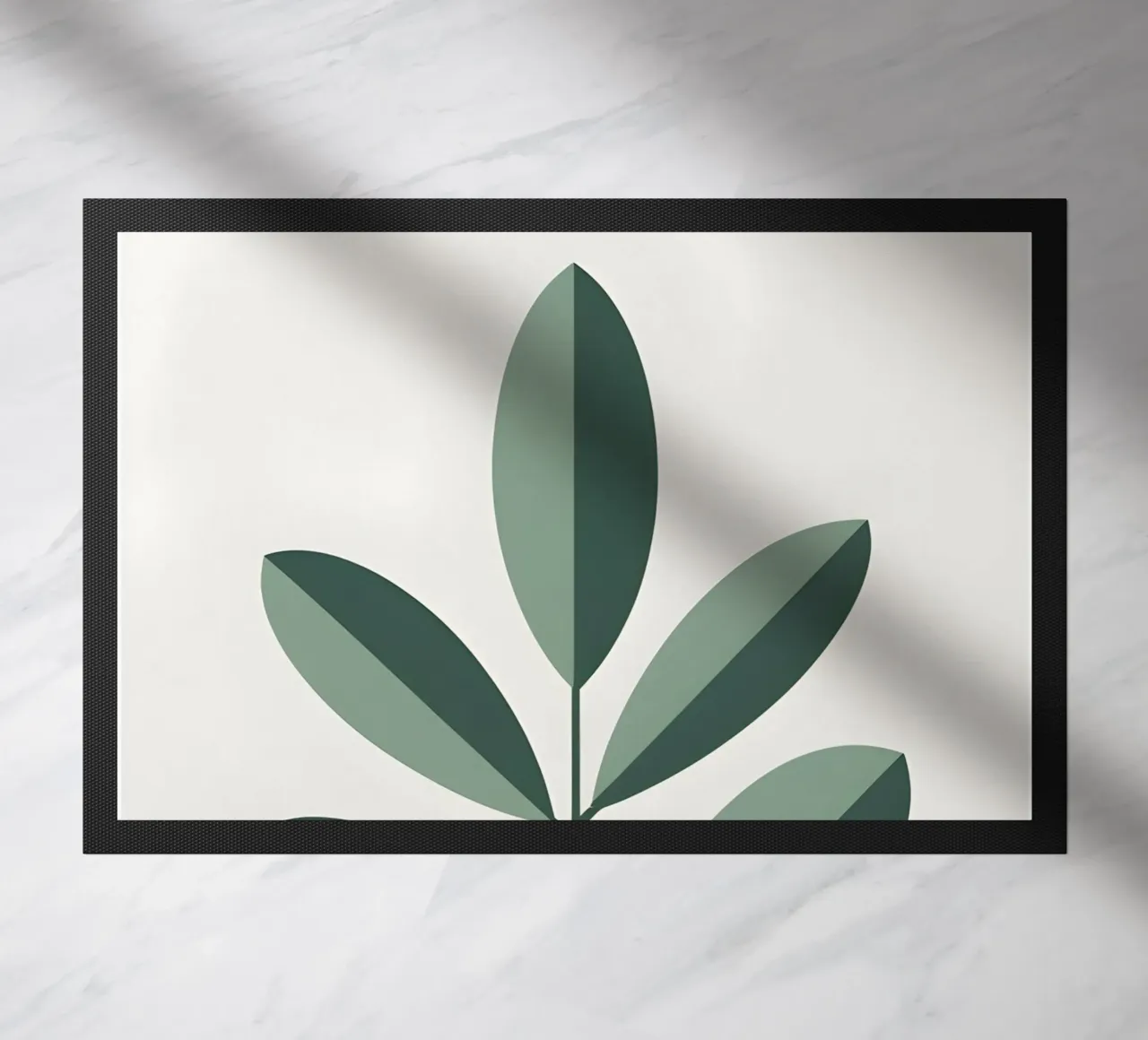 leaf vibrant doormat by botanical shop