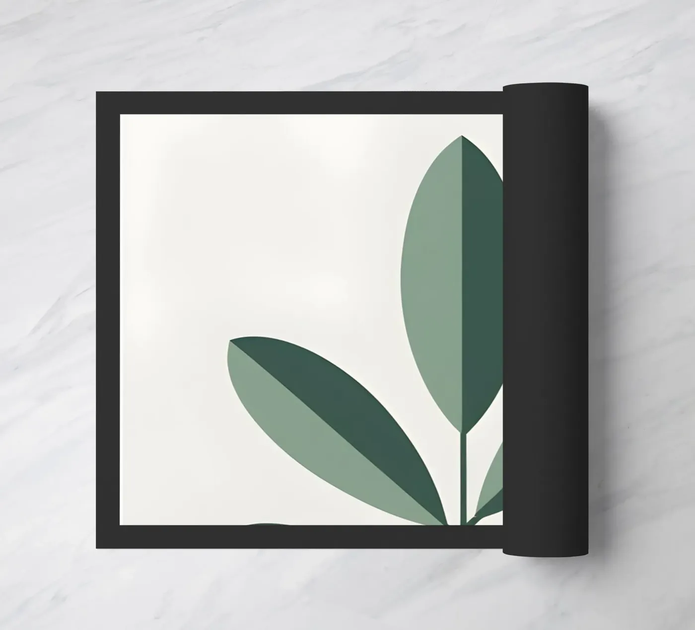 Blatt lebendig Fußmatte von botanical shop