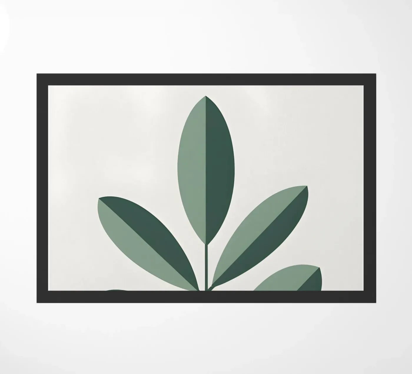 Blatt lebendig Fußmatte von botanical shop