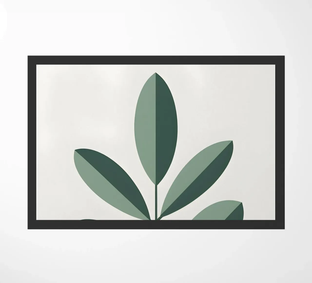 leaf vibrant doormat by botanical shop