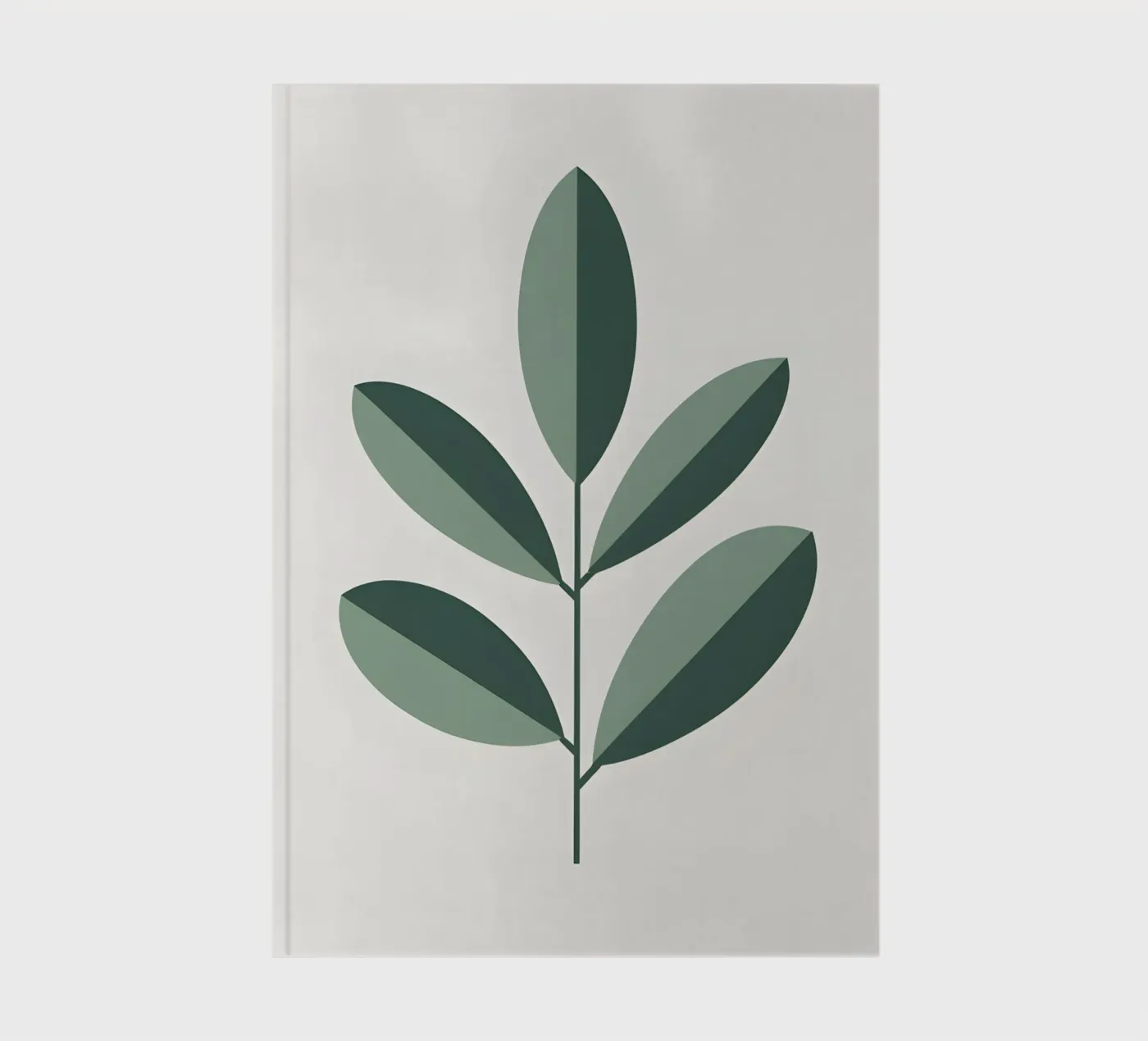 leaf vibrant notebook by botanical shop