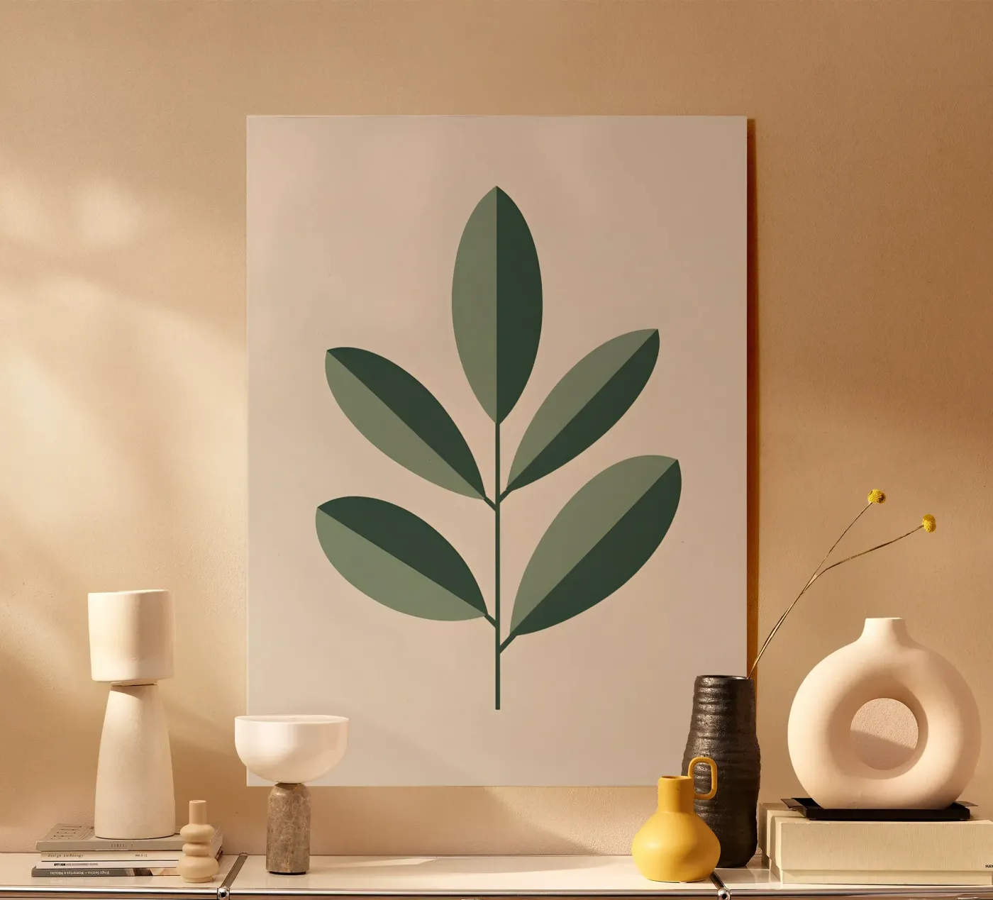 leaf vibrant Acryl-Glas von botanical shop